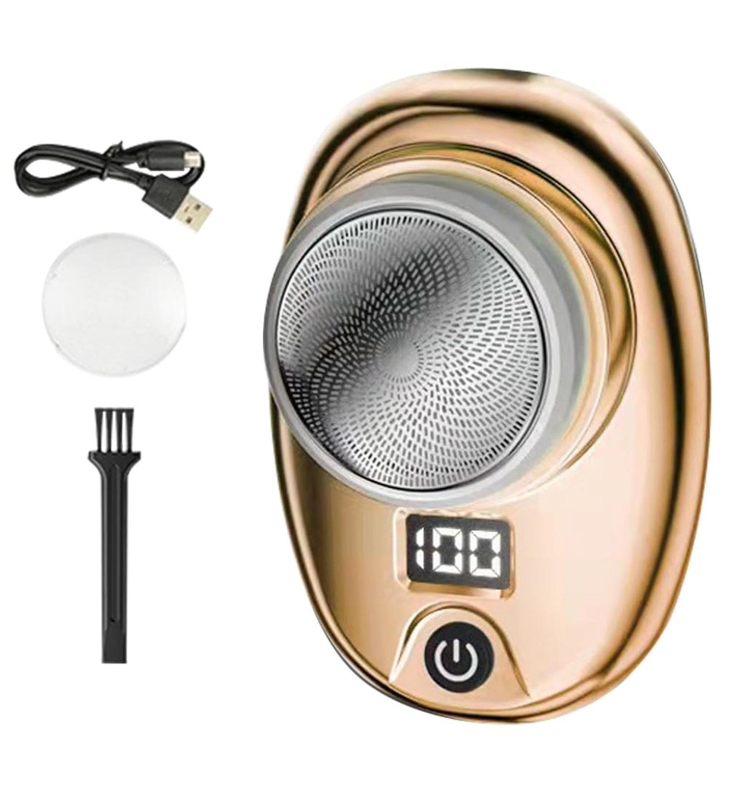 WosieUe Mini Reiserasierer for Men - Portable Washable & Rechargeable Gold Trimmer | Pain-Free Durable Easy to Use - Buy Online on GoSupps.com
