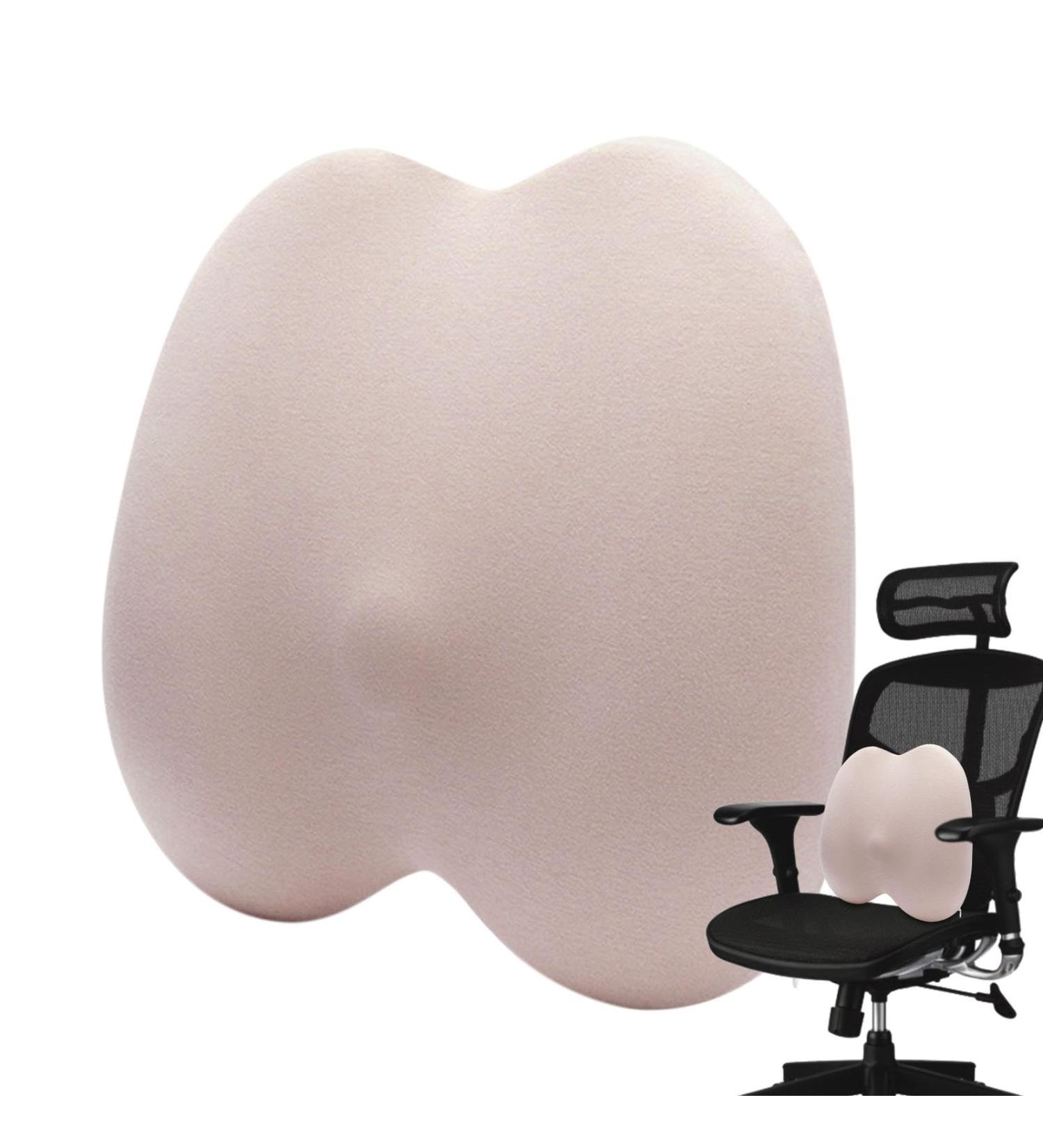 Back Rest for Car | Car Seat Back Support Breathable | Car Seat Waist Protection Support Ergonomic Soft Sponge Backrest Cushion Pink - Buy Online on GoSupps.com