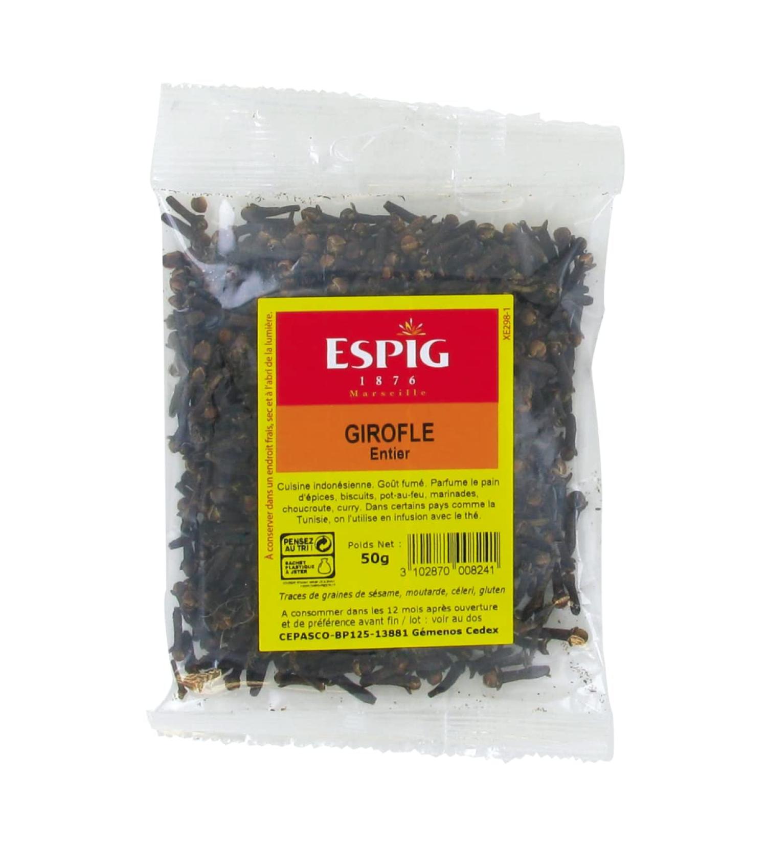 Cloves Whole 50 g Espig Brand 2 Bags