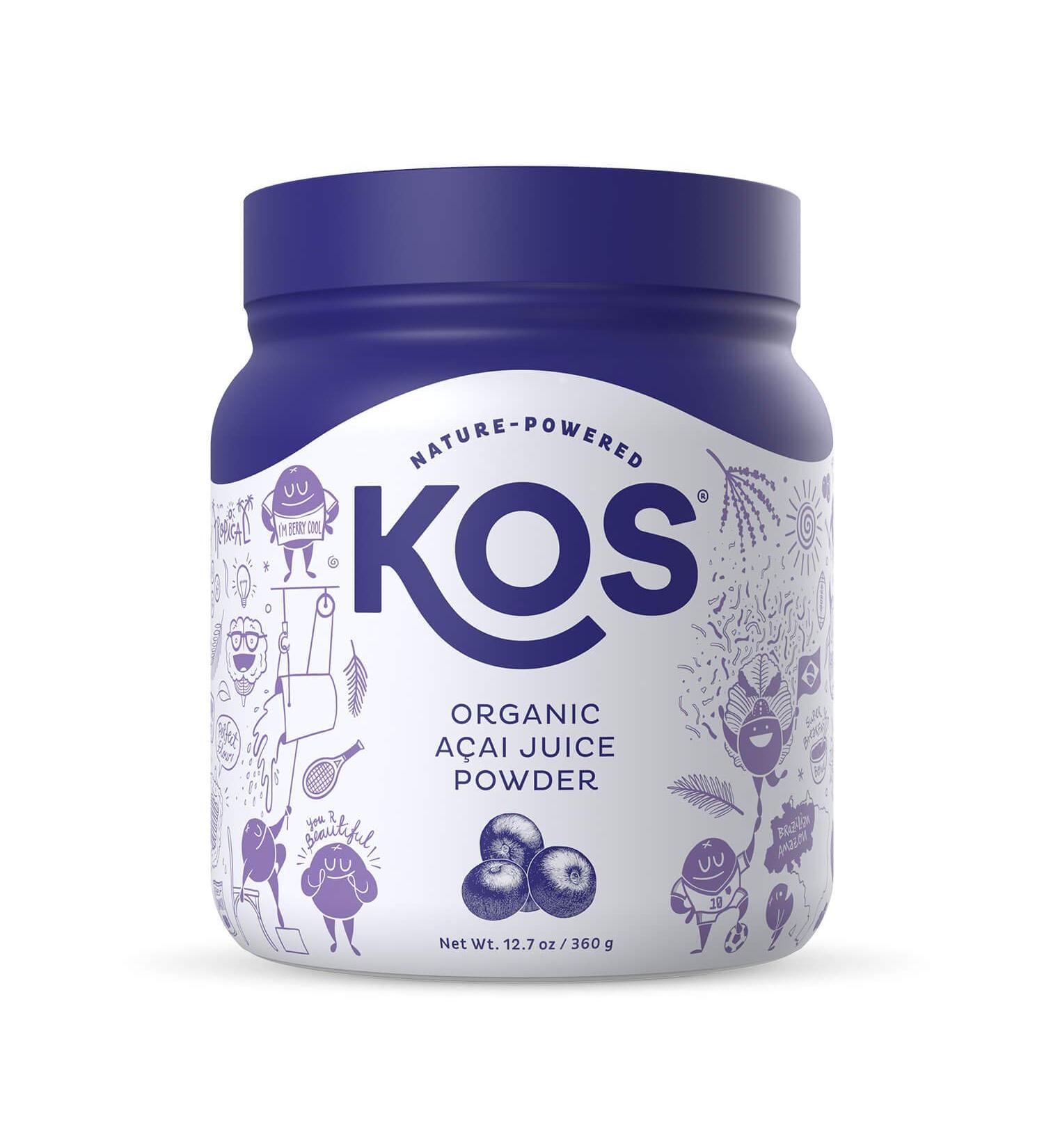 KOS Organic Acai Juice Powder 12.7 oz (360 g) - Buy Online on GoSupps.com