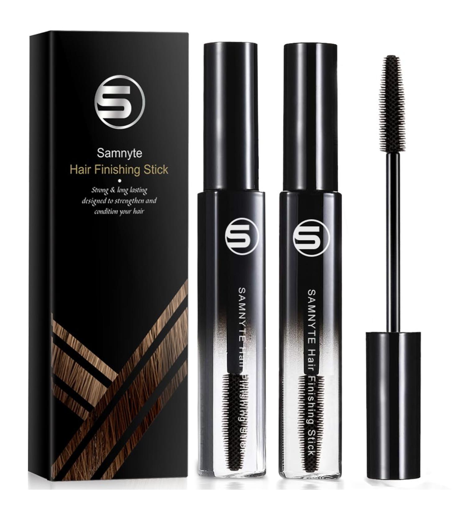 2 Pack Samnyte Hair Finishing Stick Hair Mascara for Broken Hair & Flyaway Hair 3 Seconds Fast-Acting Styling Hair Gel Stick Long-Lasting Tame Flyaway Frizzy Hair with Natural Plant Extracts 20 g (Pack of 2) - Buy Online on GoSupps.com