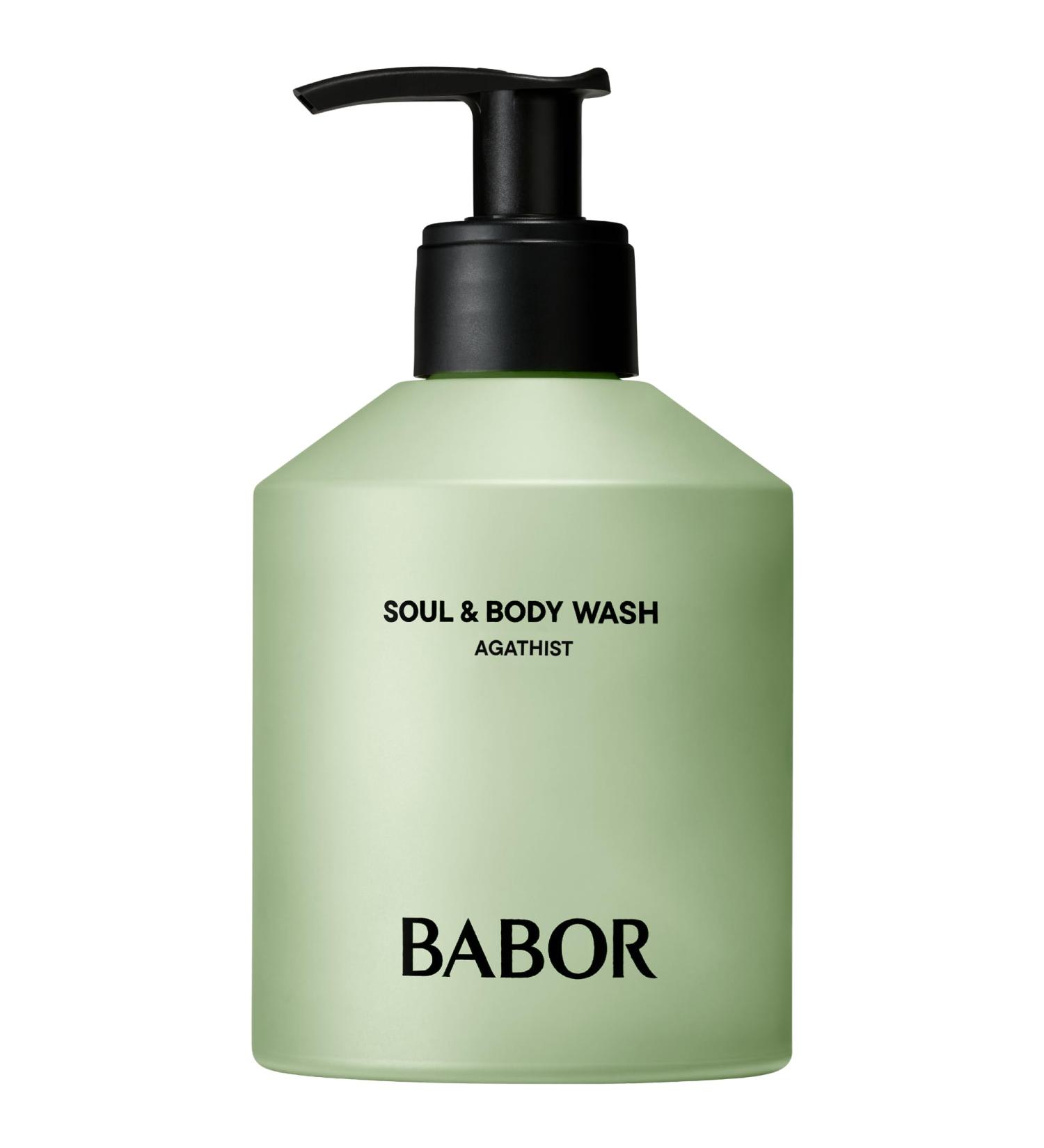 BABOR Soul & Body Wash Agathist Aroma Shower Gel for Dry and Sensitive Skin Nourishing and Refreshing Shower Gel with Vitamins Invigorating Fragrance with Hyaluronic Acid Vegan 250 ml - Buy Online on GoSupps.com