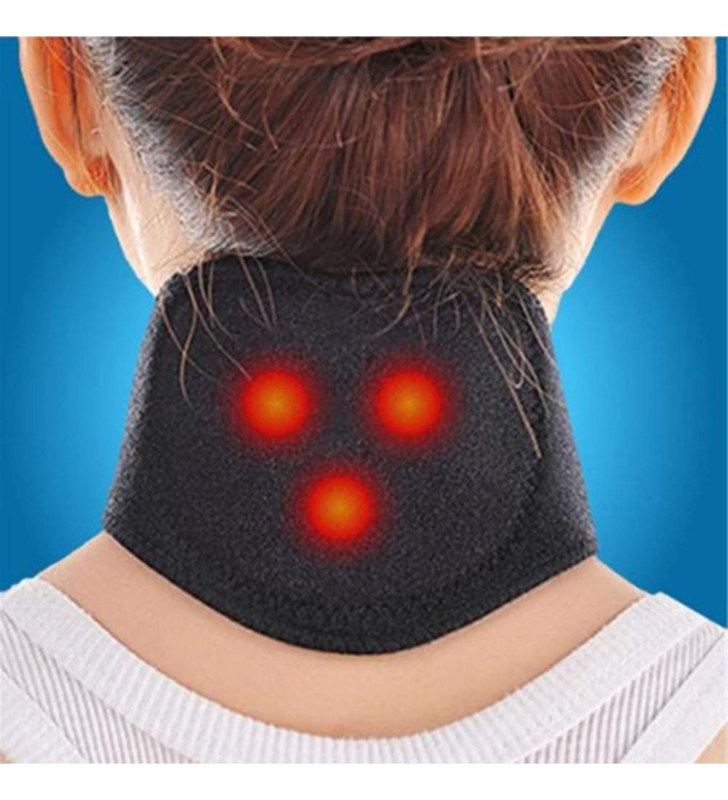 Wytosa Self-Heated Neck Protection for Chronic Neck Pain | Turmalin Magnet Support for Muscle Relief & Sore Throat - Buy Online on GoSupps.com