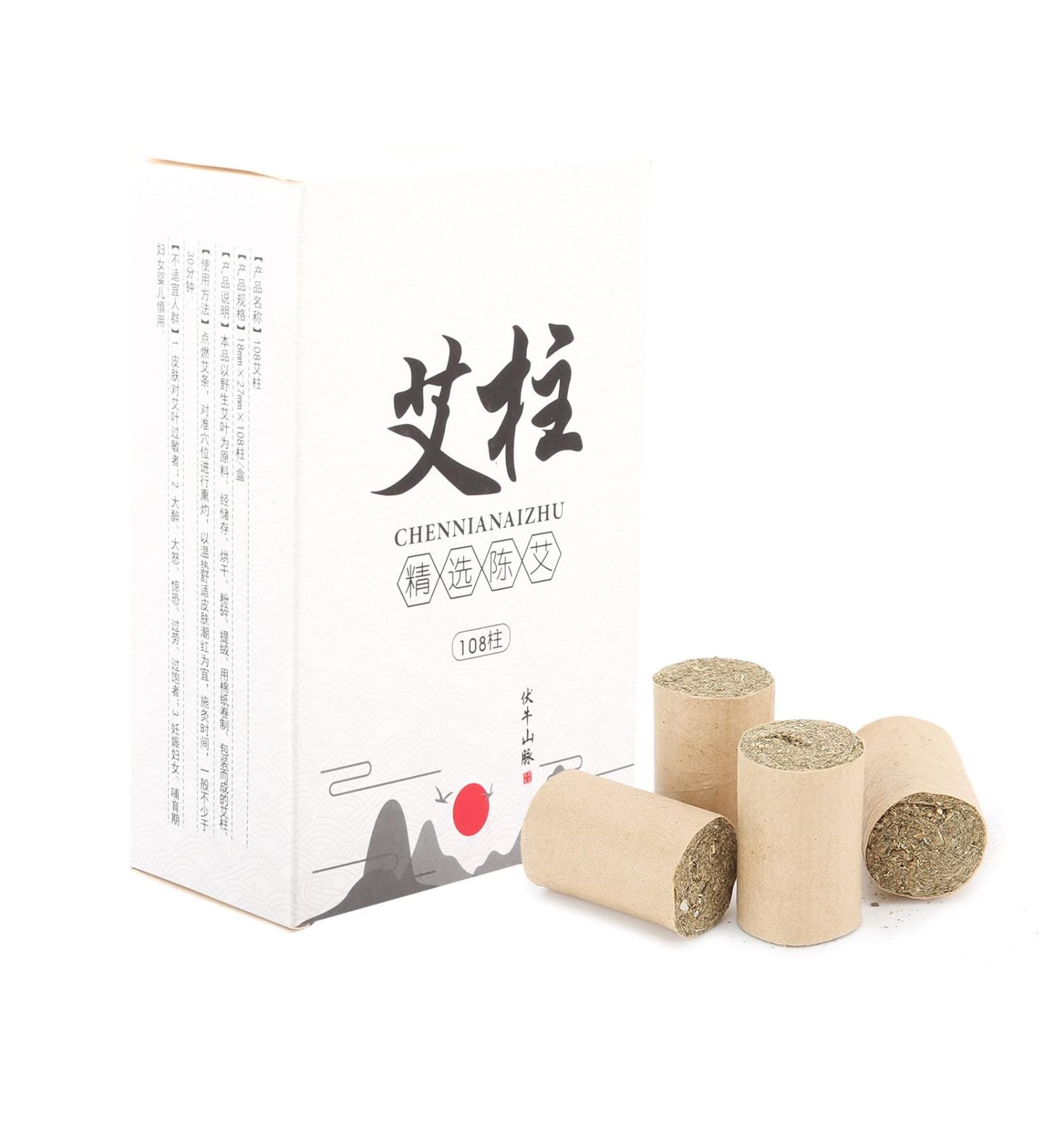 Jauarta 108pcs Moxa Cone Set - Premium Moxibustion Acupuncture Massager for Effective Health Care | International Shipping Available - Buy Online on GoSupps.com
