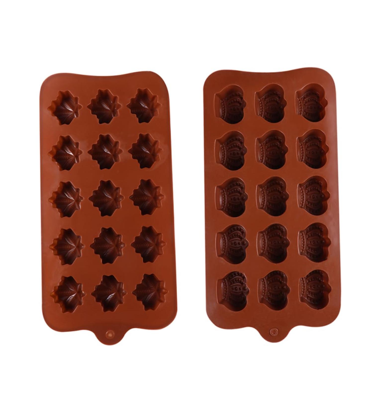 Alipis 2pcs Chocolate Mold Easter Cookie Mold Silicone Baking Molds Easter Egg Candy Mold Kitchen Chocolate Baking Molds Fudge Molds Fondant Molds Silicone Molds Lollipop Ice Cube Mold 18.5X11CM Light Brown 2 - Buy Online on GoSupps.com