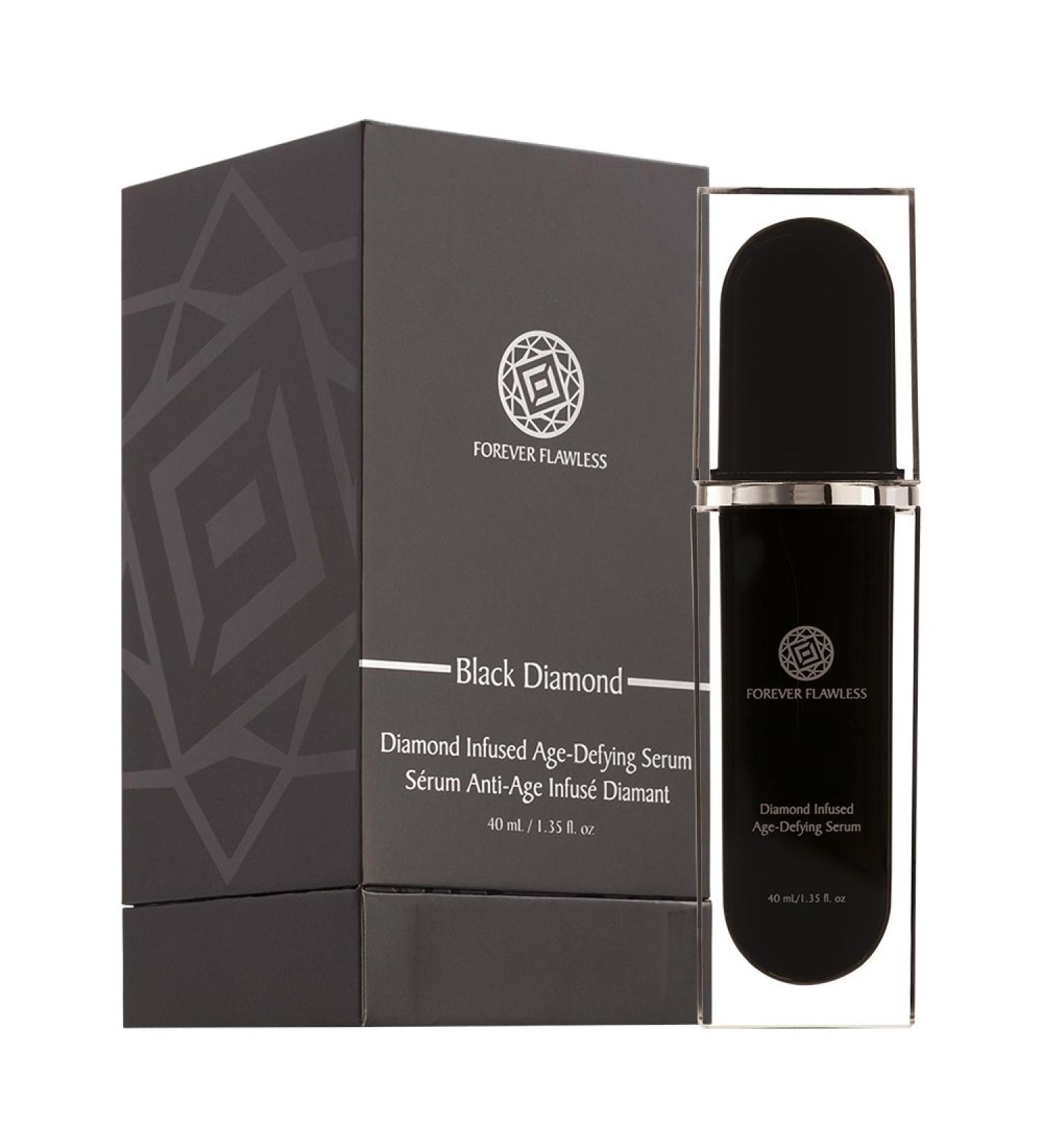 Forever Flawless Black Diamond Anti-Aging Serum - Age Defying Wrinkle Reduction & Gentle Exfoliation for Women | FF41 (1.35 oz) - International Shipping Available - Buy Online on GoSupps.com