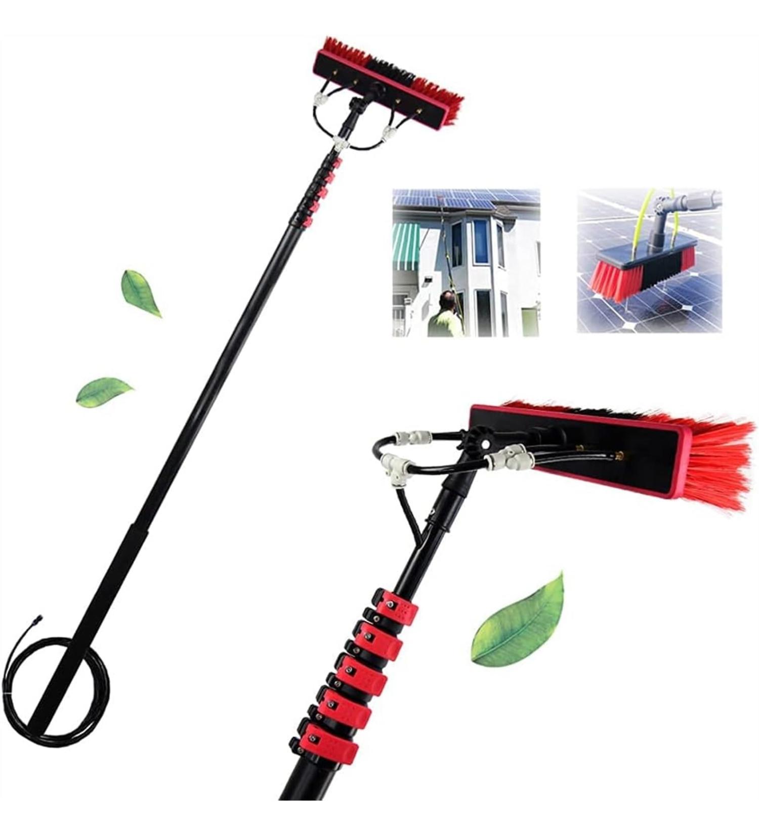 Photovoltaic Panel Cleaning Window Clean Water Fed Telescopic Brush Extendable Cleaner Conservatory Roof Cleaning Tools Tool (Color : 5.4m/18ft) - Buy Online on GoSupps.com