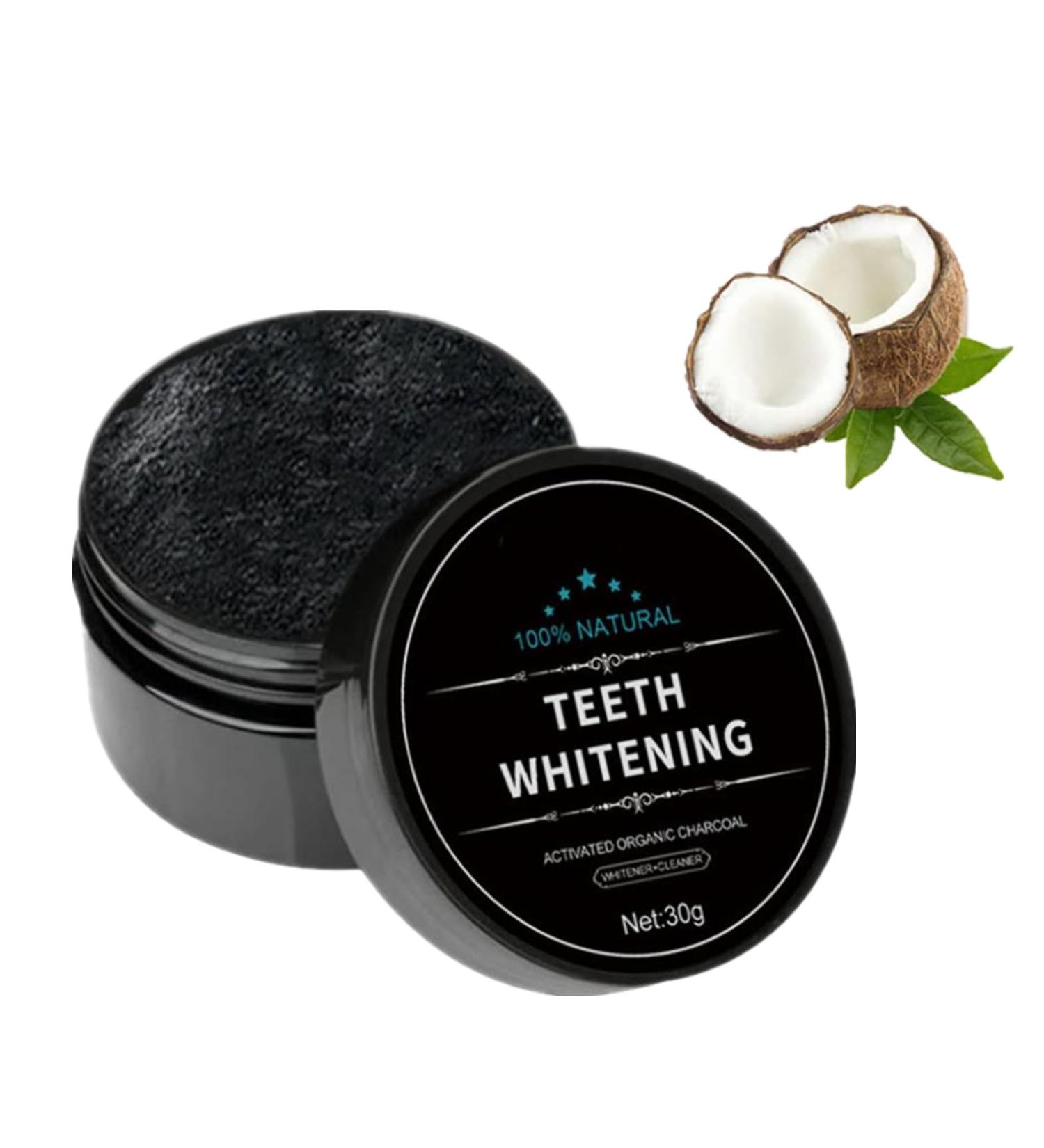 Natural Charcoal Tooth Elevator Powder - 30g Activated Carbon for Whitening & Cleaning | Gum Removal for White Teeth - Buy Online on GoSupps.com