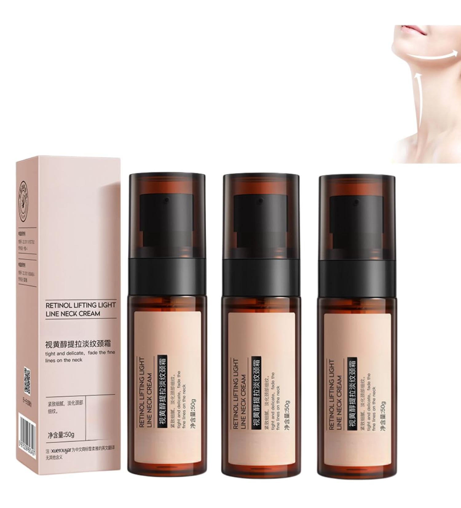 New Dual Retinol Anti-Wrinkle Neck Cream Retinol Anti-Aging Neck Cream Moisturizing Neck Cream Collagen Lifting and Firming Neck Cream Moisturizer - Buy Online on GoSupps.com