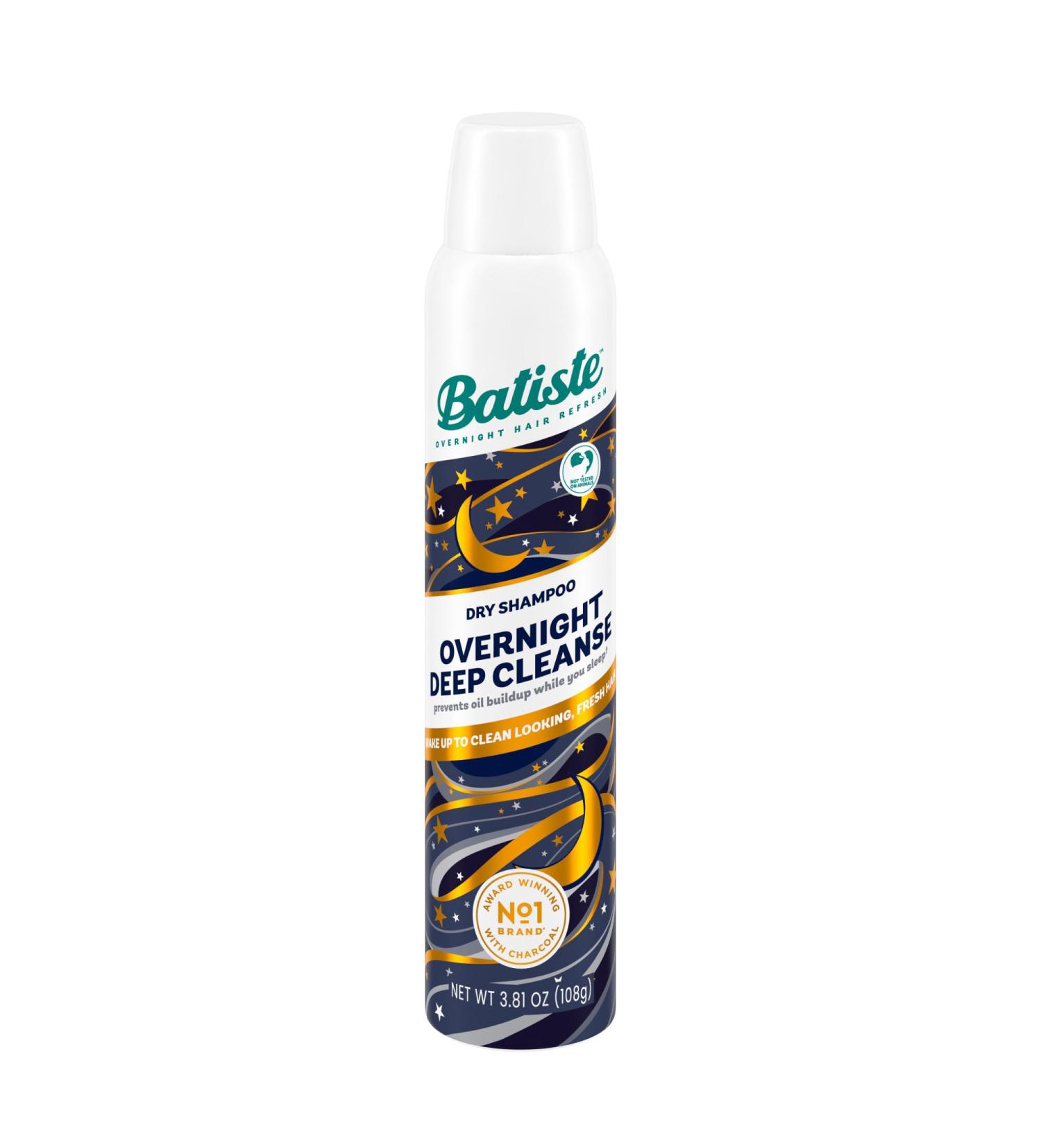 Batiste Overnight Deep Cleanse Dry Shampoo 3.81oz - Wake Up to Beautiful Hair Prevent Oil Build-Up - International Shipping Available - Buy Online on GoSupps.com
