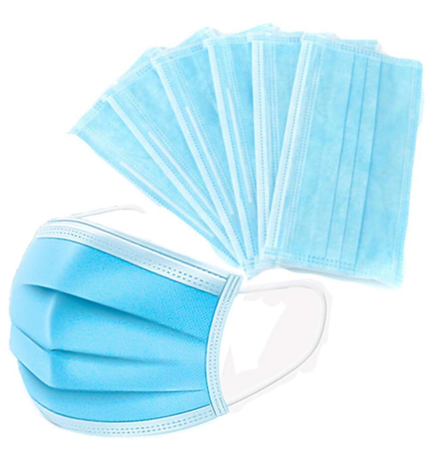 50Pcs Disposable Filter Mask 3 Ply Earloop Face Masks - Buy Now for Comfort and Protection - Buy Online on GoSupps.com