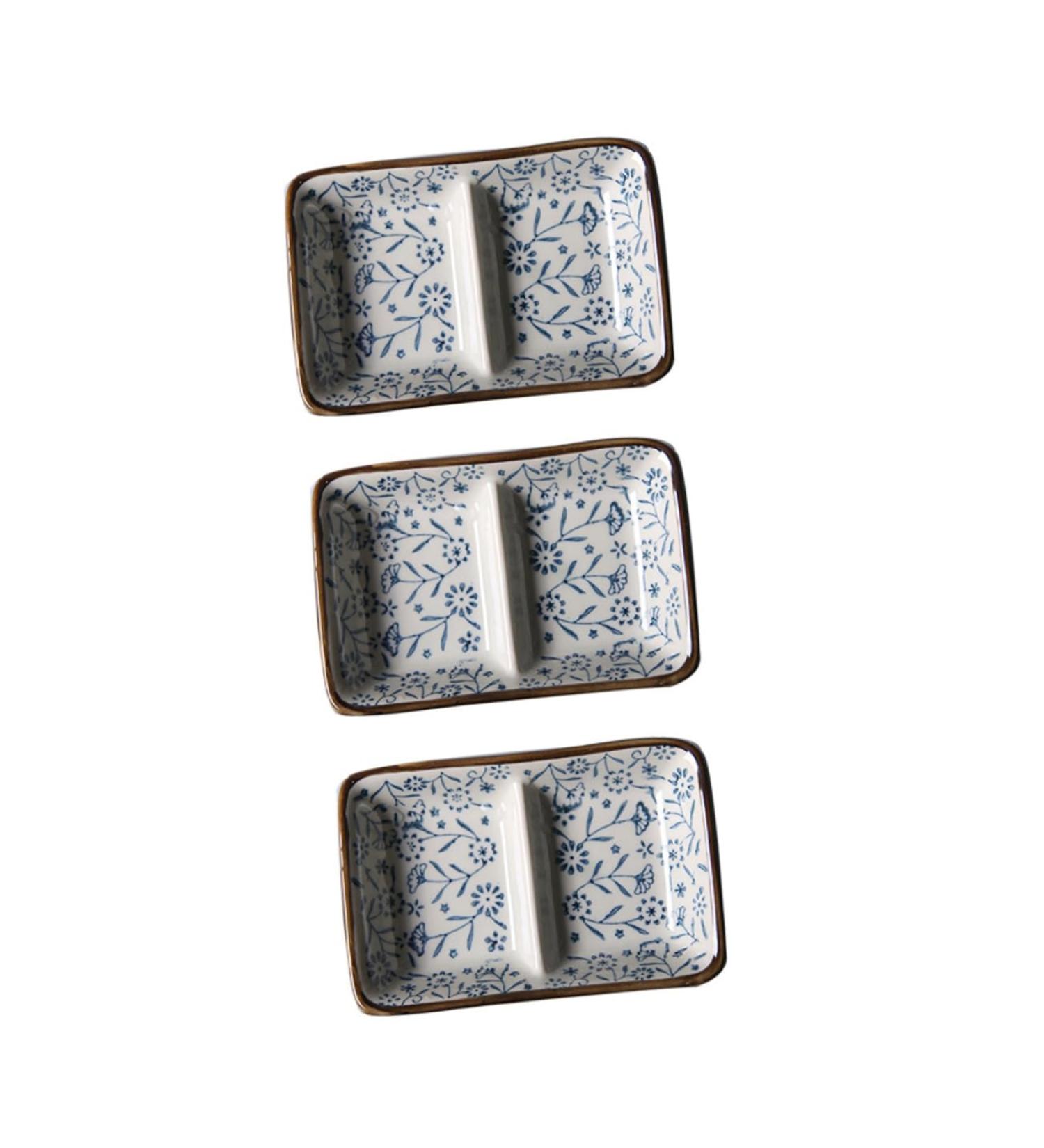 Zerodeko 3pcs Seasoning Dish Soy Dishes Tasting Dishes Wasabi Dish Practical Dessert Plate Divided Sauce Dish Small Individual Dipping Porcelain Sauce Dishes Housef Sauce Cup Ceramics Snack - Buy Online on GoSupps.com