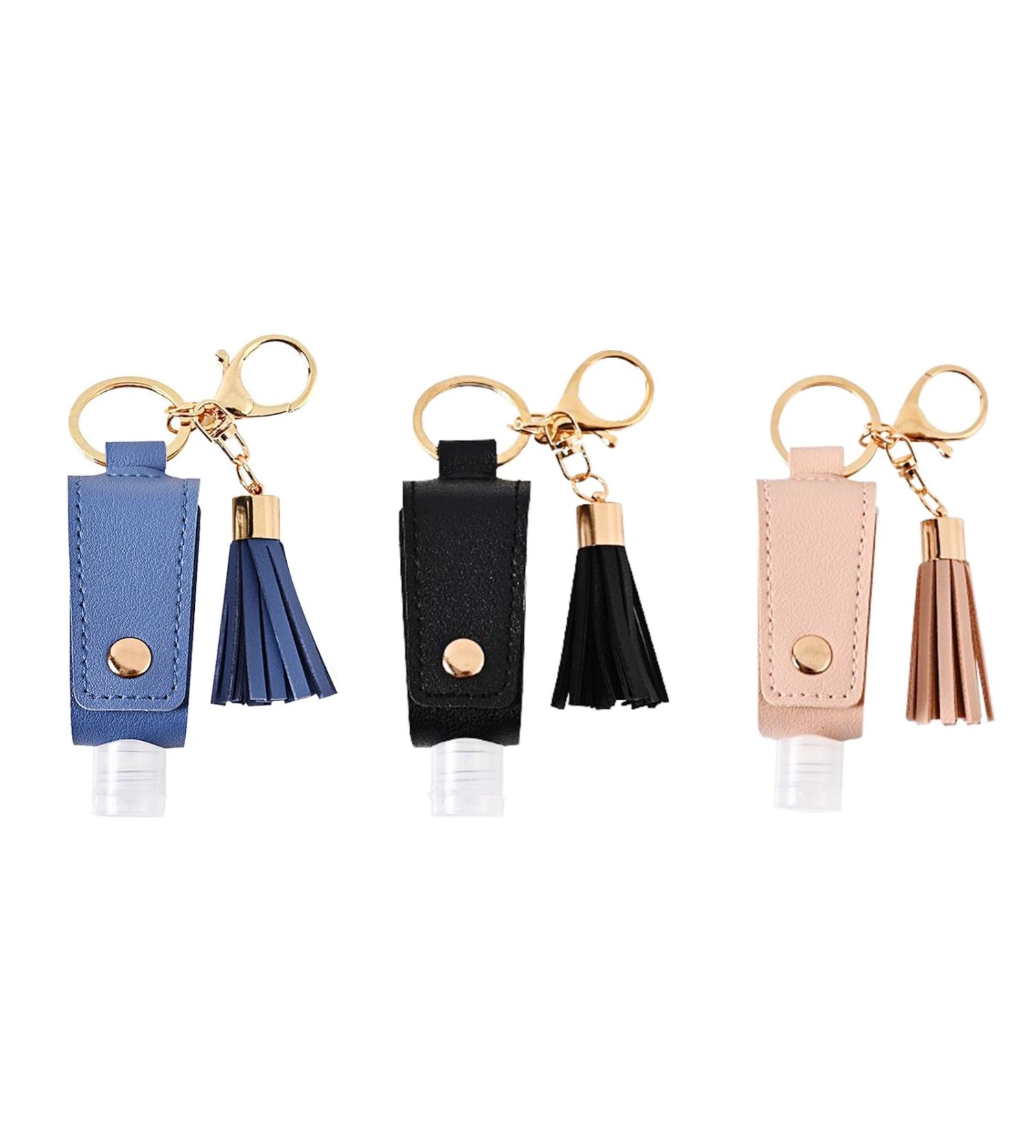 Pcmursal Hand Sanitizer Holder Keychain Hand Sanitizer Holder Hand Sanitizer Blue