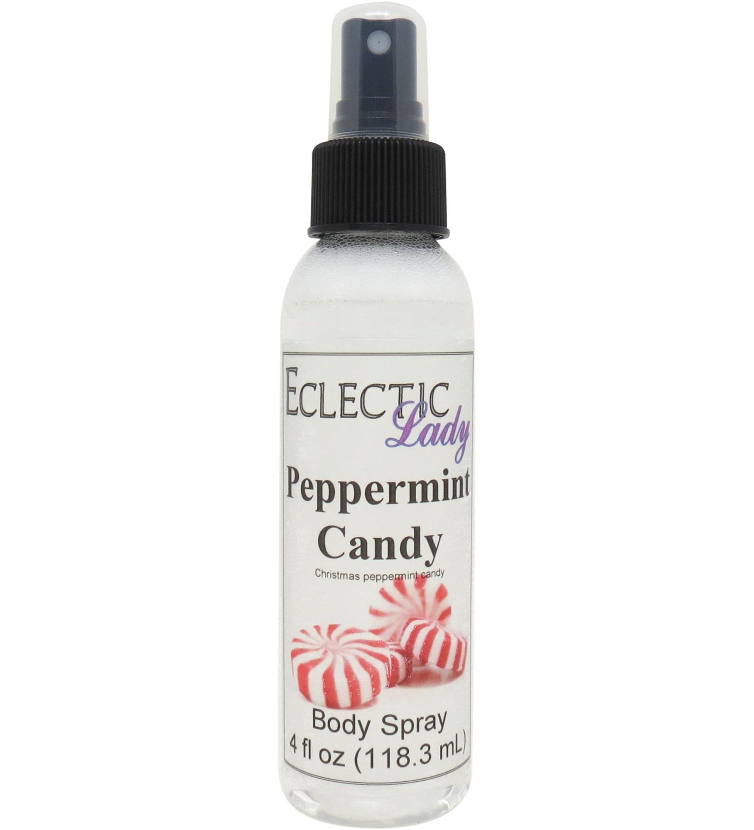 Peppermint Candy Body Spray 4 ounces Body Mist for Women with Clean Light & Gentle Fragrance Long Lasting Perfume with Comforting Scent for Men & Women Cologne with Soft Subtle Aroma For Daily 4 Fluid Ounces - Buy Online on GoSupps.com
