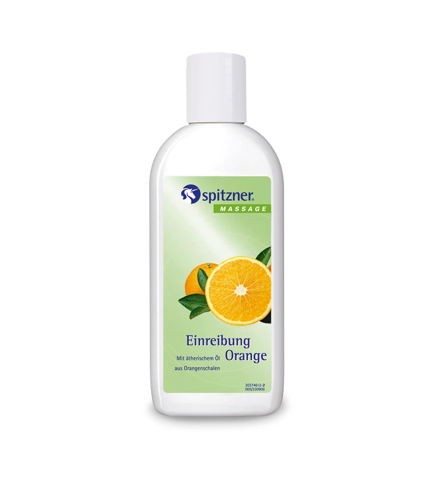 Spitzner Eintrition Orange (200 ml) - cooling orange rubbed liquid - for joint & muscle pain strains bruises and sprains
