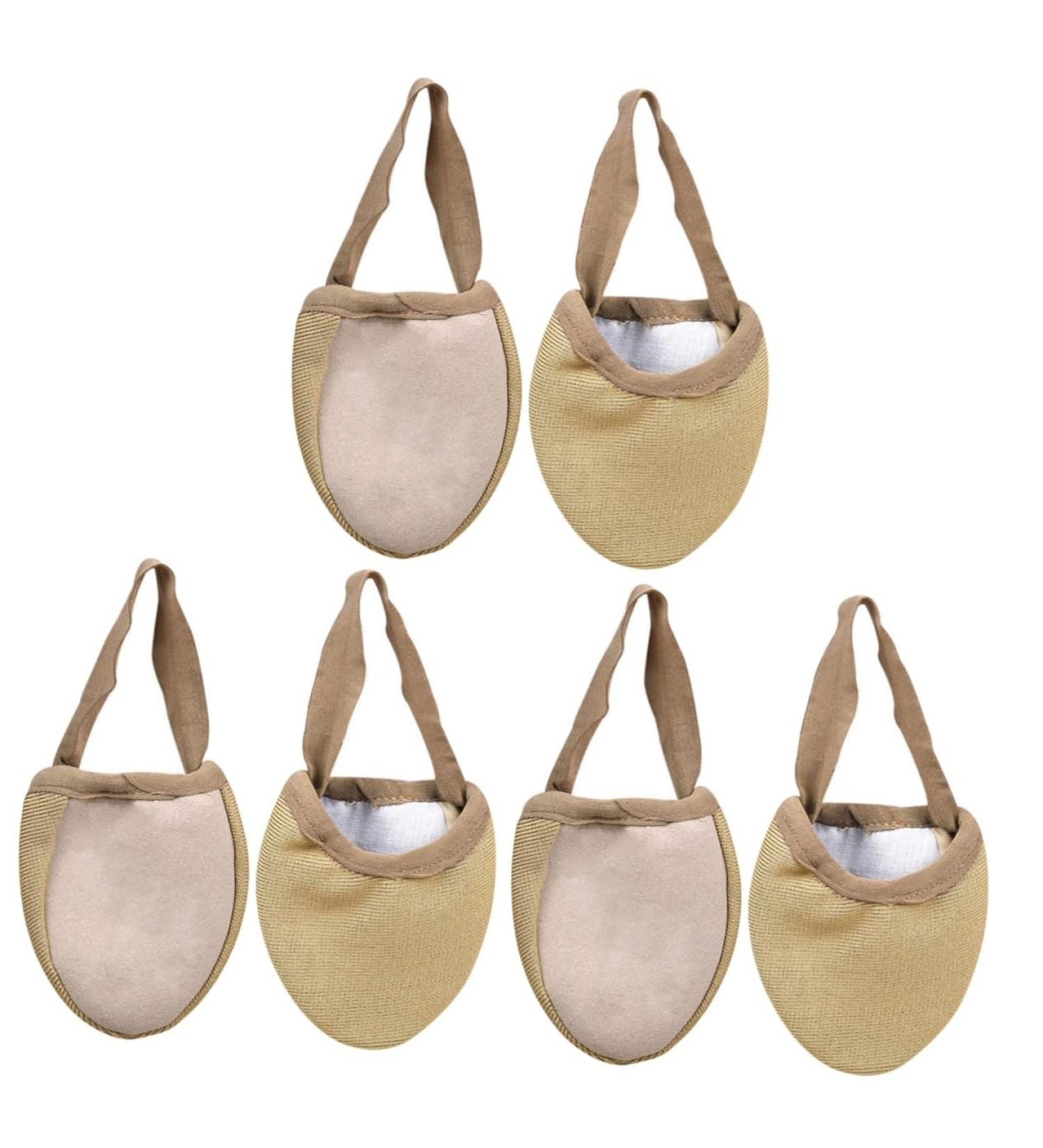 3 Pairs Invisible Half Palm Toe Sleeve Foot Socks - Dance Toe Pad Metatarsal Protectors - Buy Online on GoSupps.com