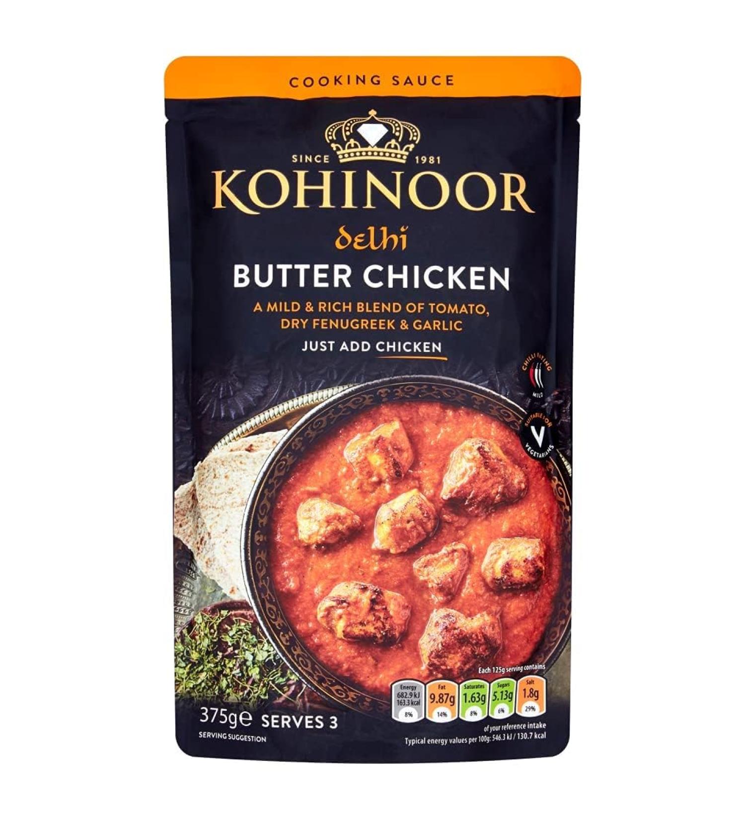 Kohinoor Kohinoor Delhi Butter Chicken Sauce 375g