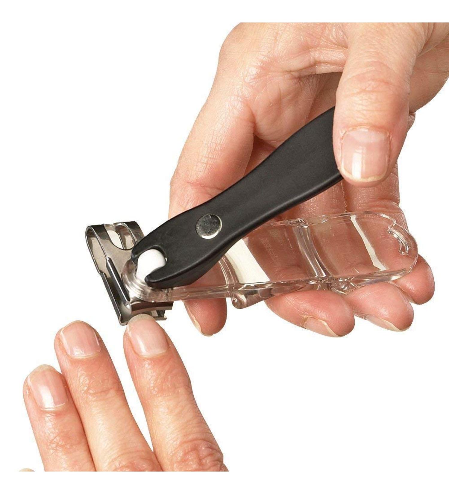 VIEEL 360 Degree Rotary Nail Clipper | Stainless Steel Sharp Blade Trimmer and Cutter Toe Nail Clipper - Ergonomic Design for Easy Fingernail and Toenail Trimming - Buy Online on GoSupps.com