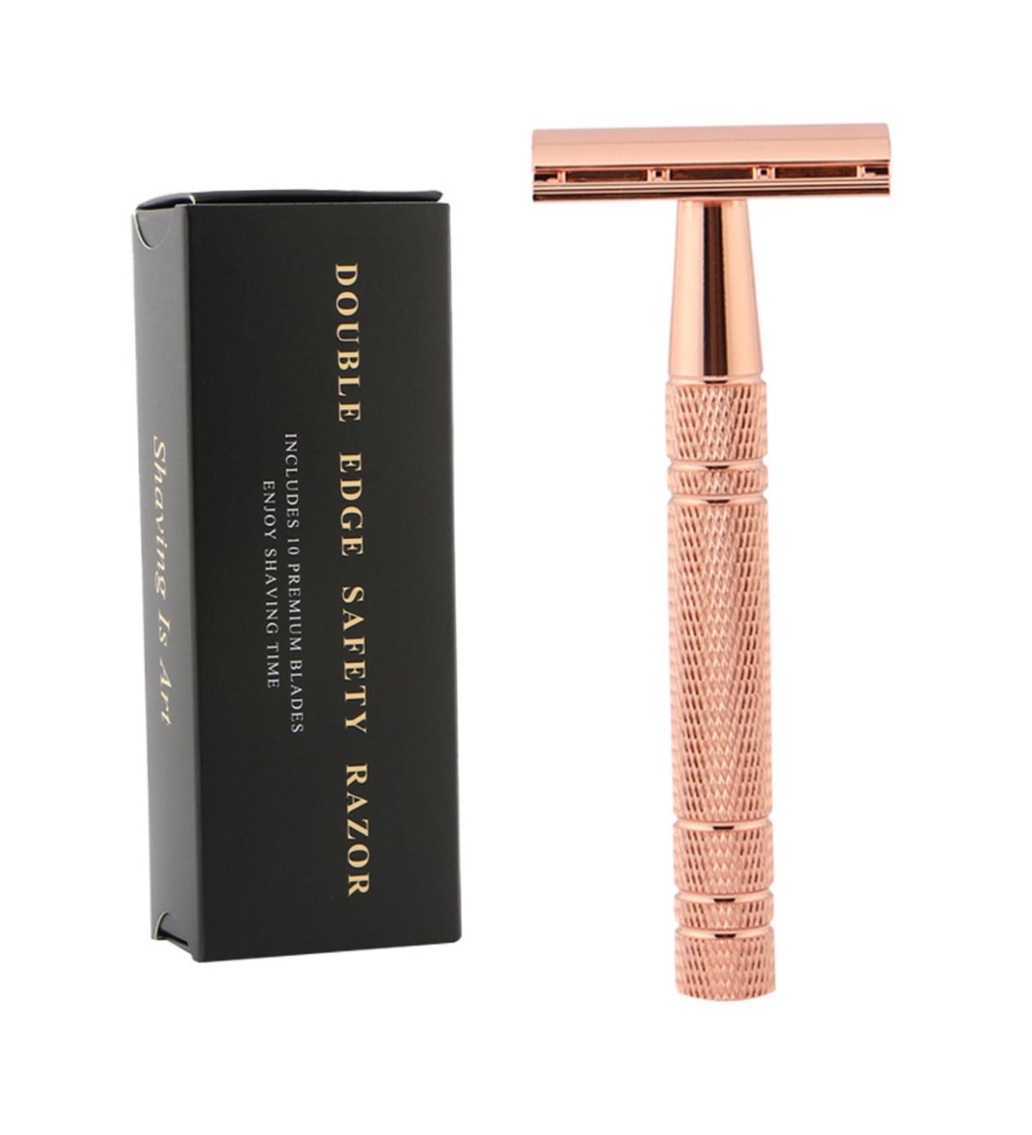 Double Edge Safety Razor - Stainless Steel Cutable Head for a Smooth Clean Shave | International Shipping Available - Buy Online on GoSupps.com