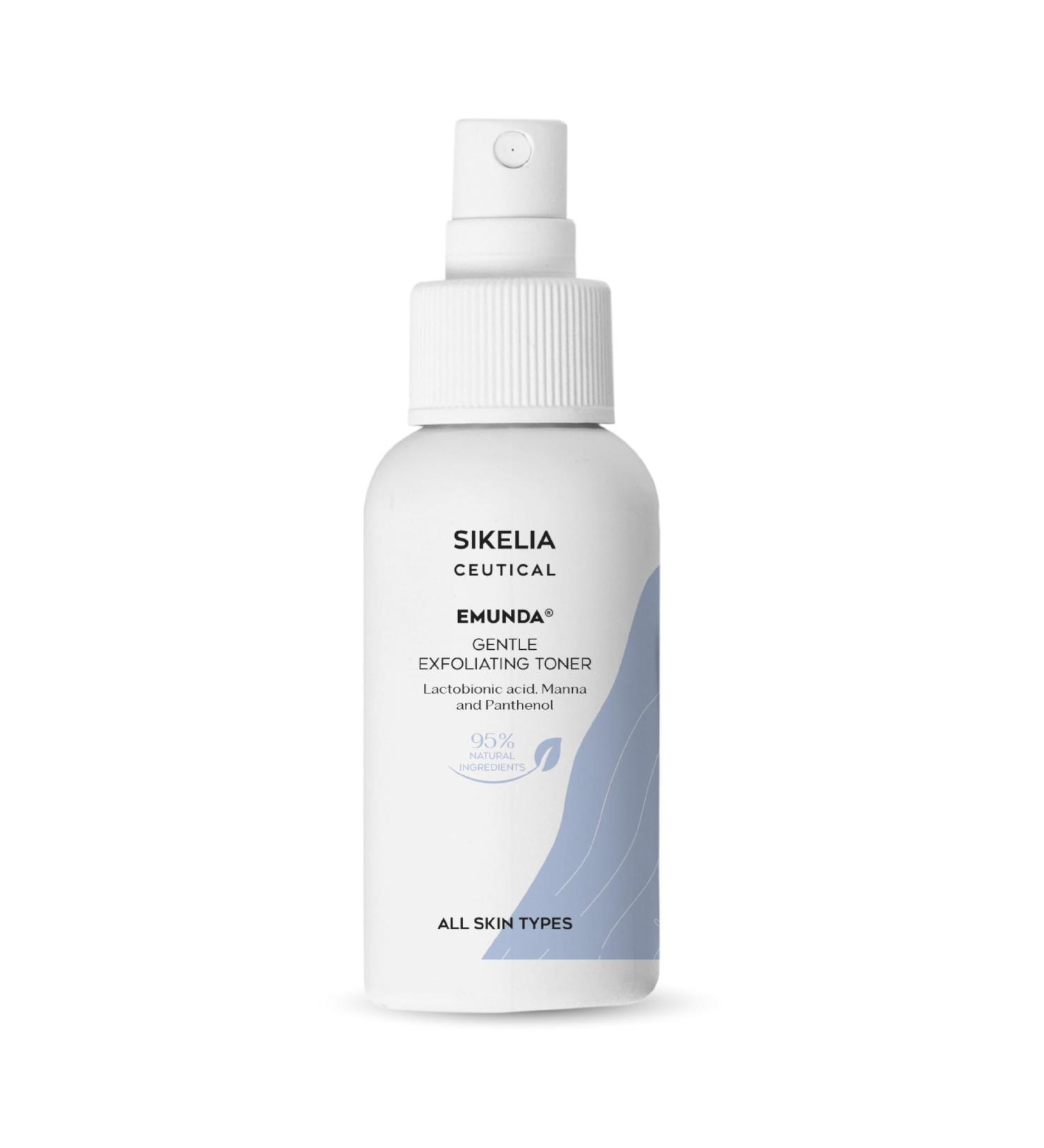  SIKELIA CEUTICAL EMUNDA Gentle Exfoliating Toner 100 ml Micro-Exfoliating Moisturizing and Soothing Facial Spray Toner - Buy Online on GoSupps.com