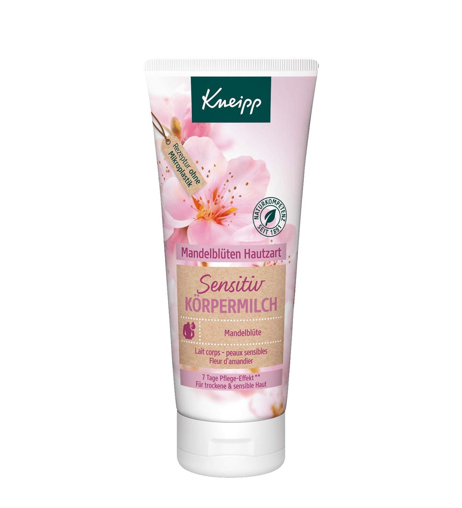 Kneipp Sensitive Body Milk Almond Blossom - 200ml | Hydrating Lotion for Dry & Sensitive Skin | International Shipping Available - Buy Online on GoSupps.com