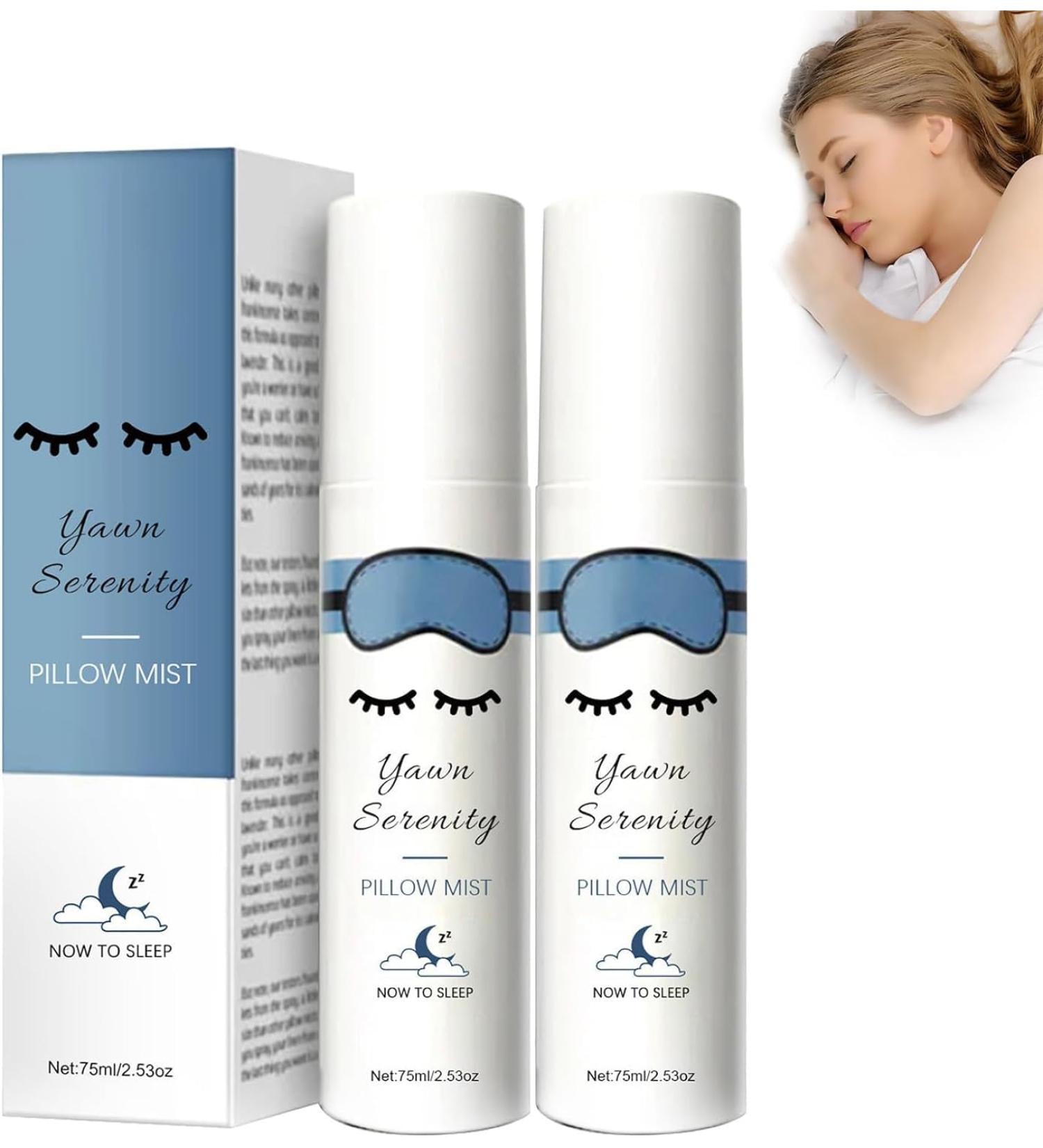 Yawnserenity Ultra Pillow Mist - Oveallgo Yawnserenity Pillow Mist Pillow Mist Sleep Spray Deep Sleep Pillow Spray Fall Asleep Easily and Comfortably (2 Pcs) - Buy Online on GoSupps.com