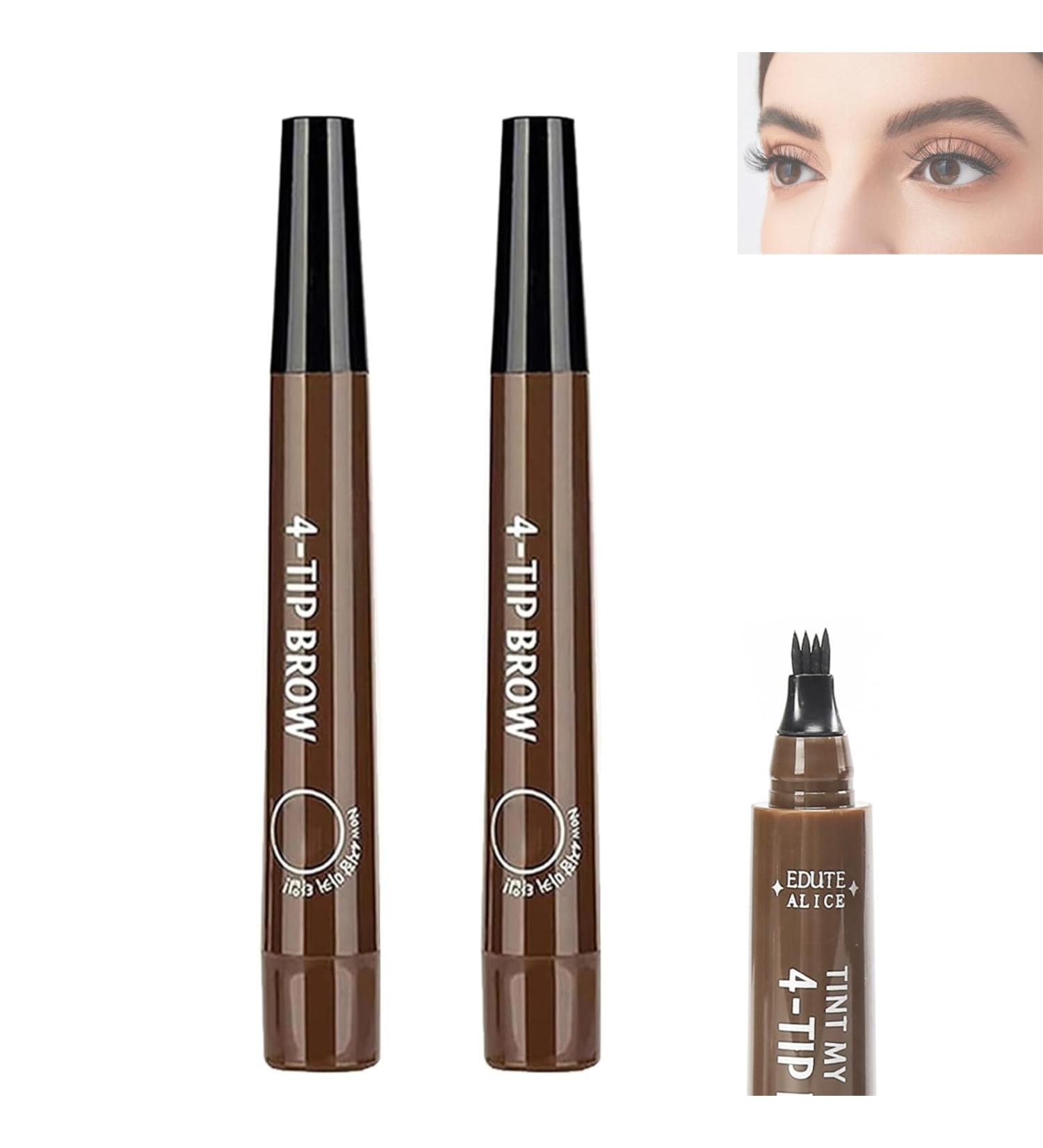Lightsbetter Waterproof Brow Pen Tint My 4 Tip Brow Waterproof Lightsbetter Eyebrow Precisely My Brow Pencil Natural Precise 4 Point Eyebrow Pencil (02# Dark Brown) 02 # Dark Brown - Buy Online on GoSupps.com