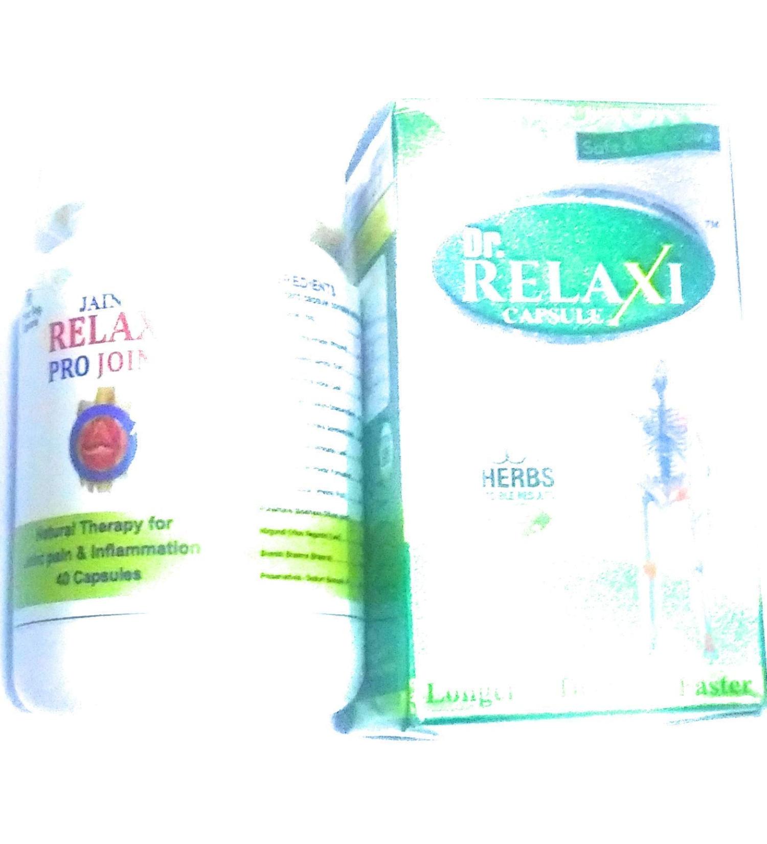 Rajasthan Herbals Dr Relaxi Capsules for Joint Pain Arthritis -40 Capsule