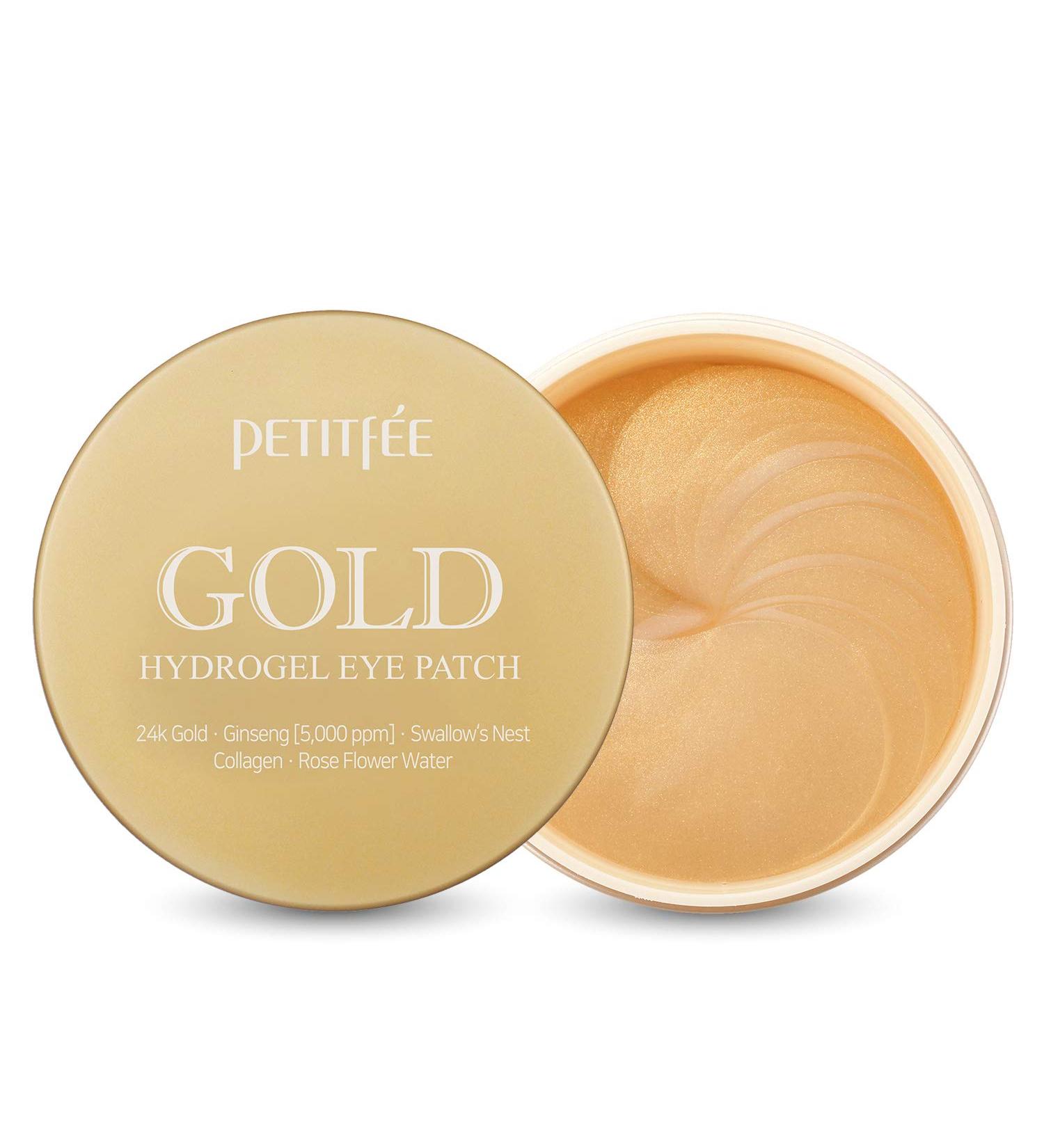 Petitfee Gold Hydrogel Eye Patch - 60 Pieces for Bright Eyes & Anti-Aging - Buy Online on GoSupps.com