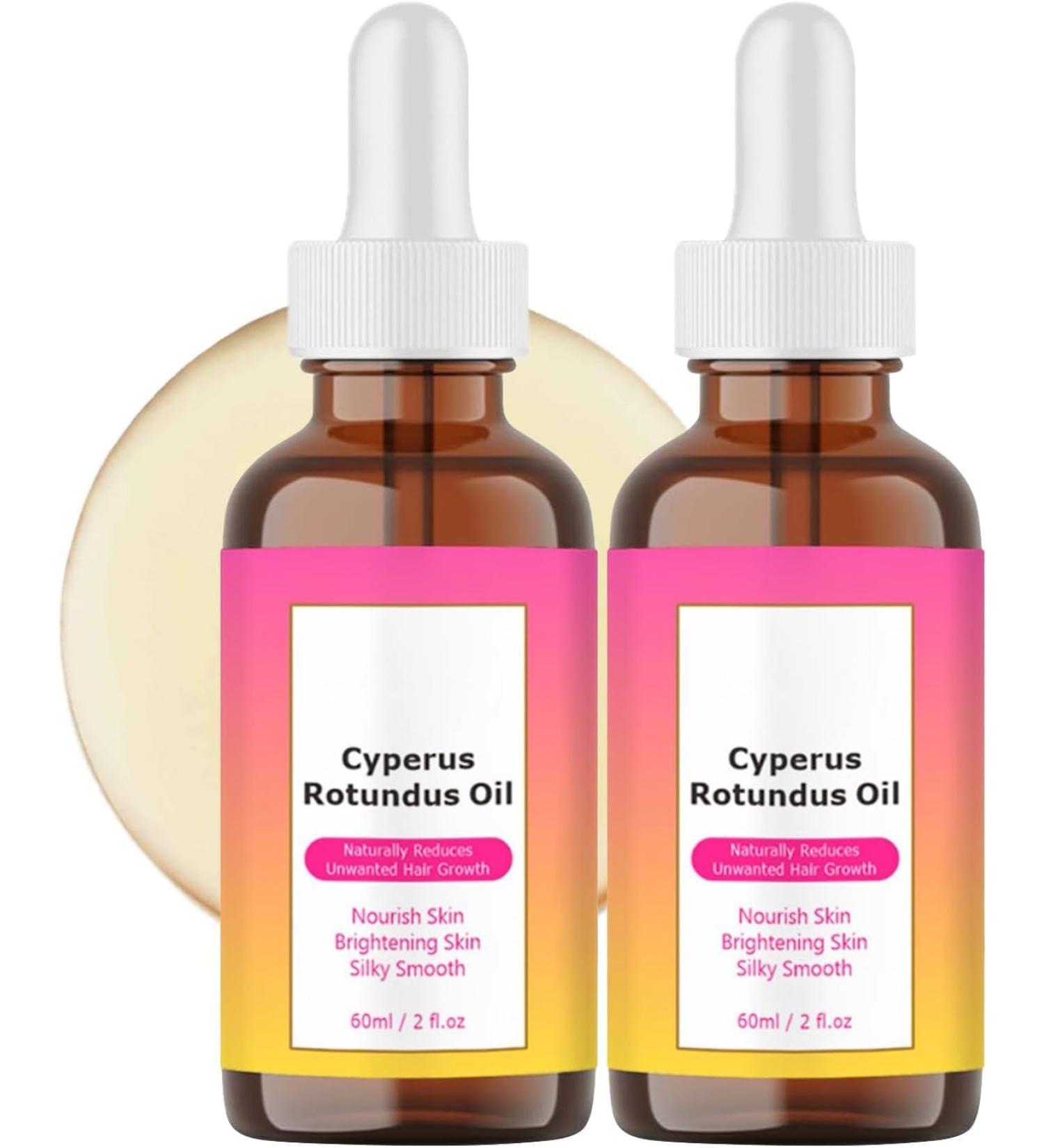 S rum pour la peau base de souchet rond huile de souchet rond r duit la pilosit ind sirable hydrate et apaise les peaux sensibles 2pcs - Buy Online on GoSupps.com