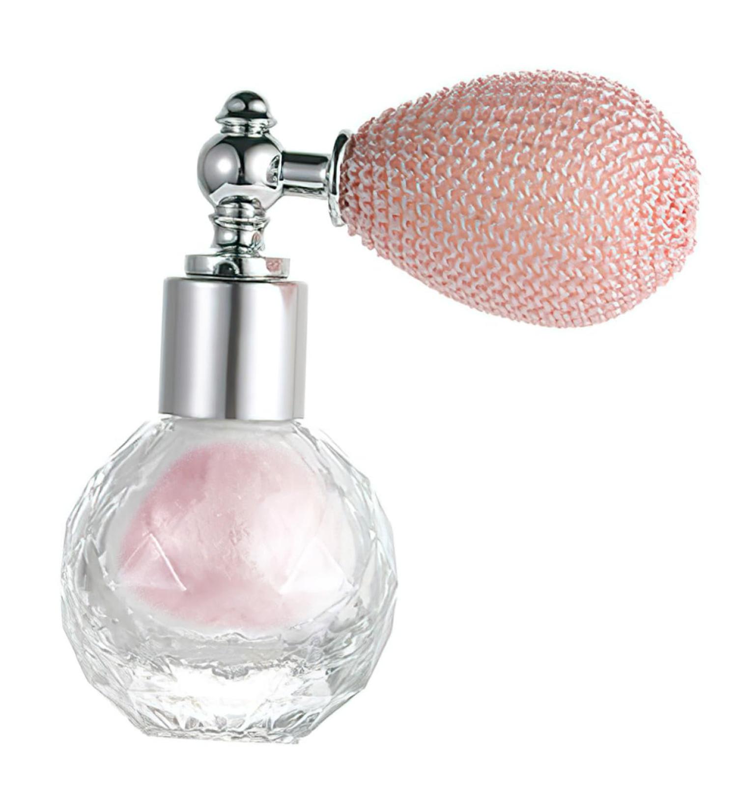 POPETPOP High Gloss Dusting Hair Glitter Makeup Shimmer Spray Makeup Glitter Miss Fragrance Pearlescent 7.5x7cm Pink - Buy Online on GoSupps.com