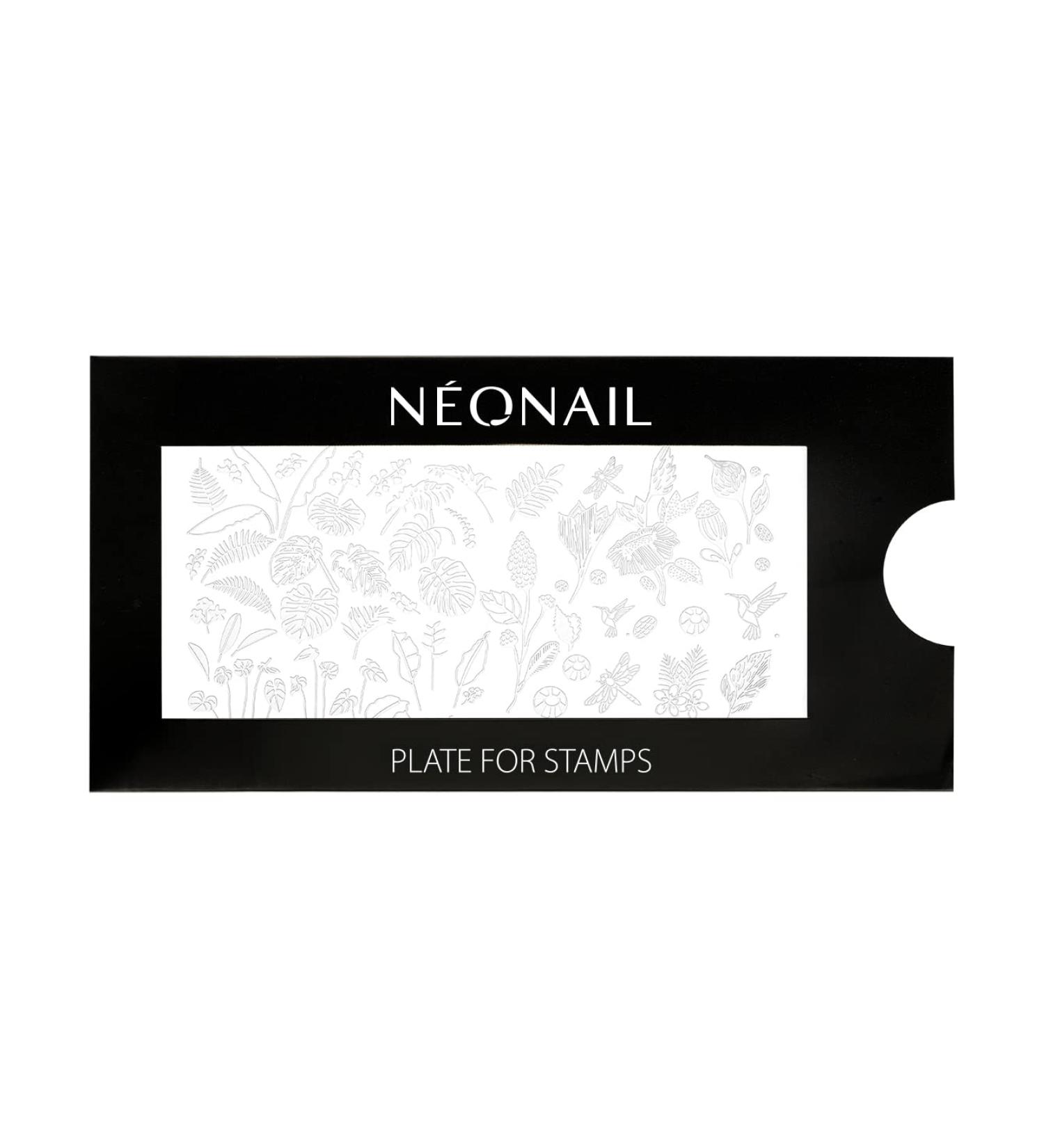 Neonail Stamping Plate 16 | Nail Art Stencil for Creative Designs | Perfect for French Nails | International Shipping Available - Buy Online on GoSupps.com