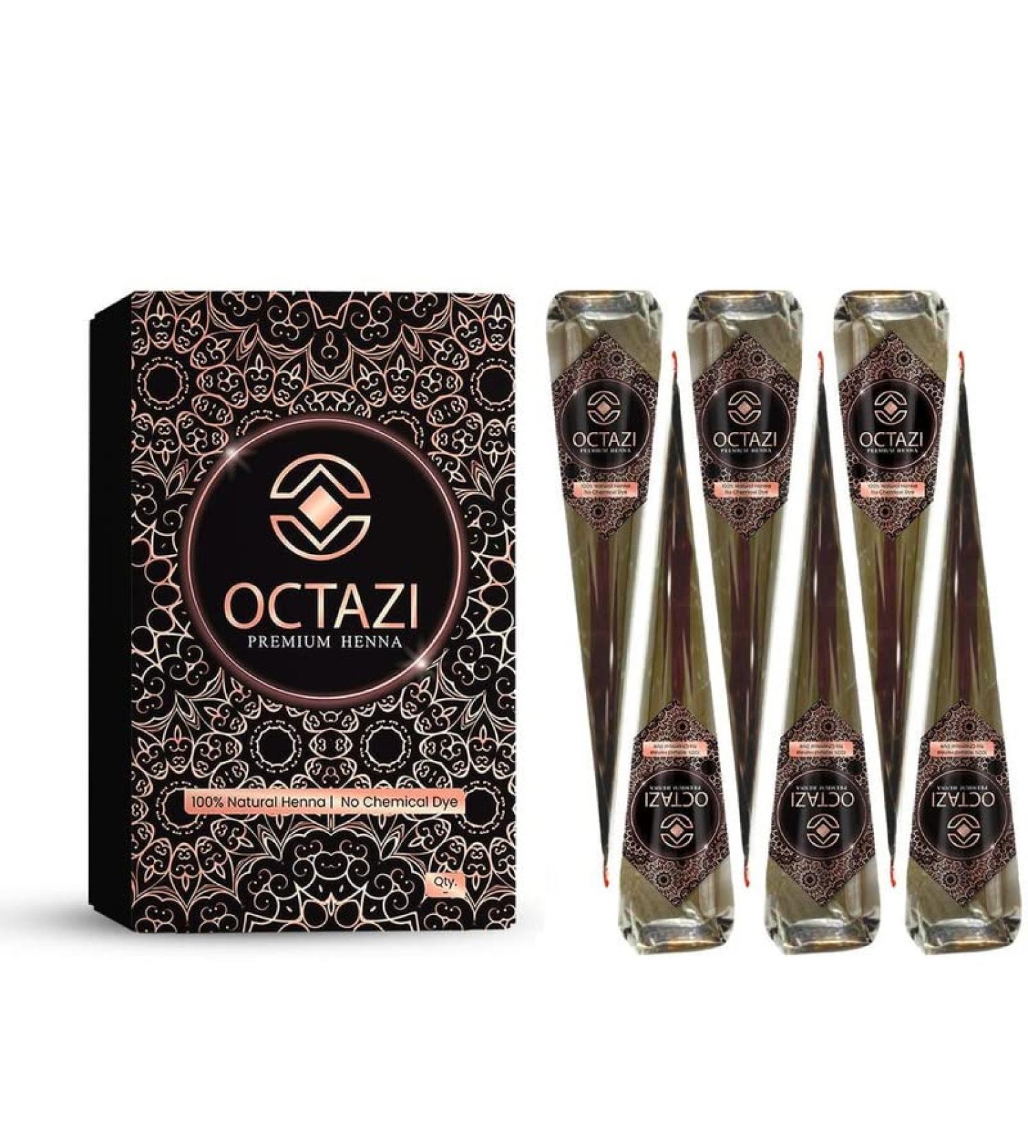 100% Pure Natural Hair Color Tube Paste Hair Dye Henna Cone Dark Reddish-Brown to Dark Brown Color Ready to Use Henna Cones Paste Hair Dye For Women - Perfect for Hair Coloring No Chemicals No PPD No Preservatives - 12 Cones