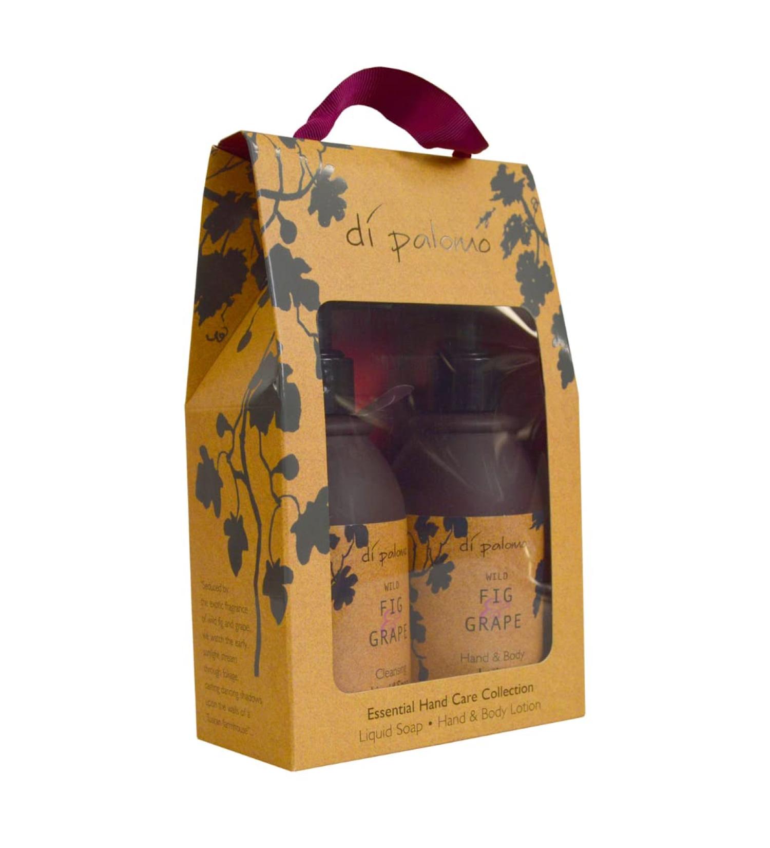 Di Palomo Vegan Wild Fig & Grape Handcare Essentials Collection. 240ml Hand Soap & Hand & Body Loton. Luxury Hand Wash & Hand Cream. Pamper Gifts for Women. Vegan Hand & Body Moisturiser. Vegan Gifts. - Buy Online on GoSupps.com