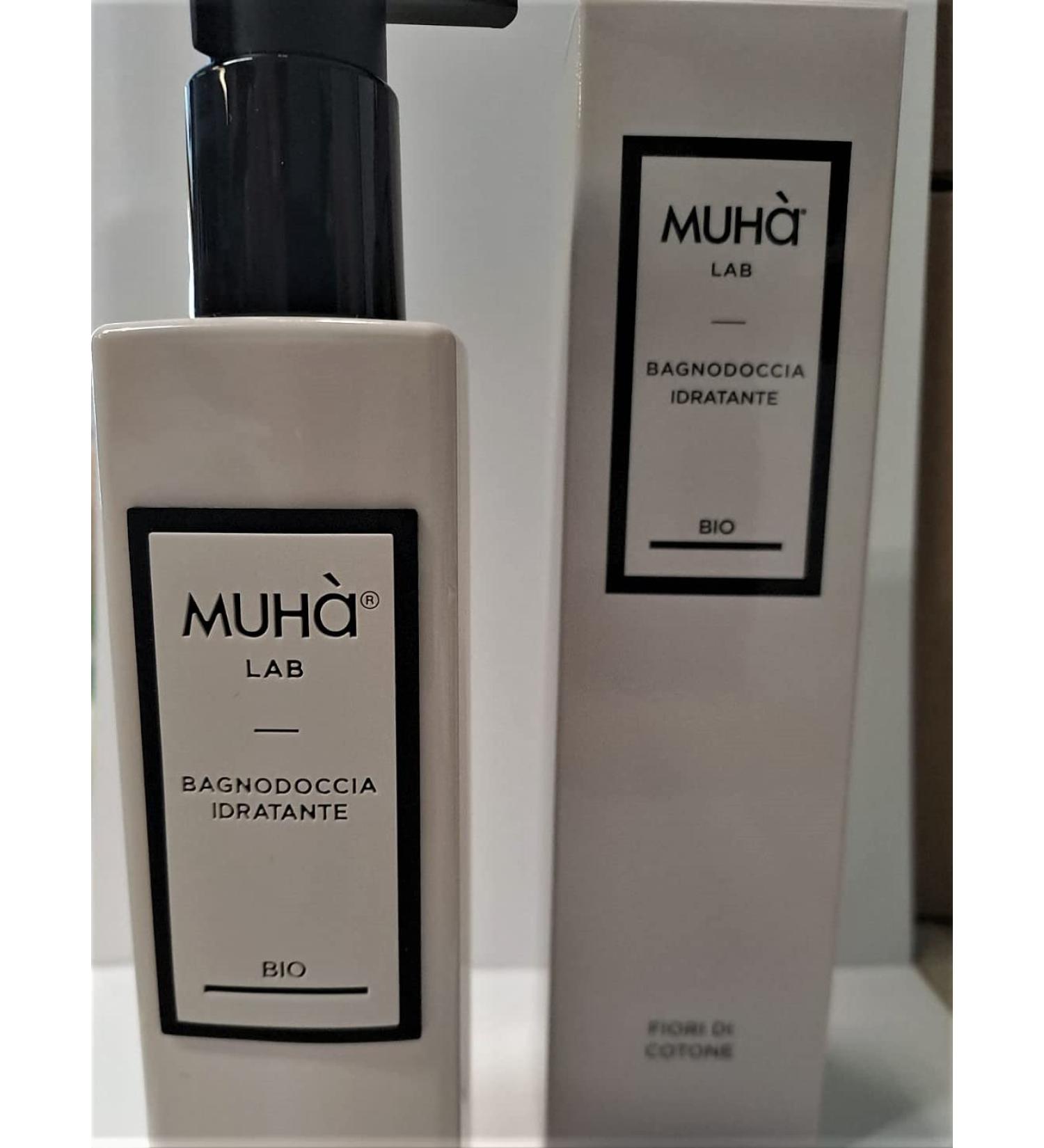 MUHA' MUHA Organic shower gel scent bergamot and amber reed moisturizing body cleanser with soothing effect size 230 ml