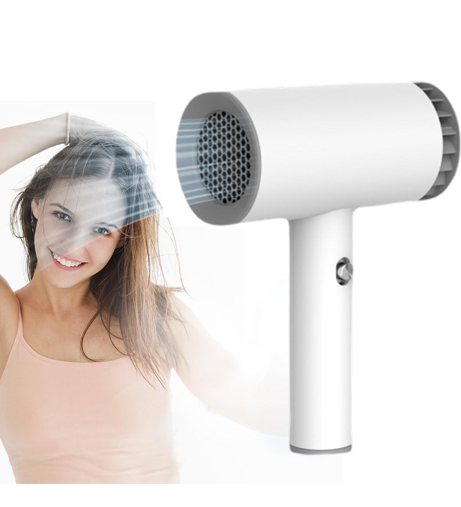 Hair Dryer Free Standing Cordless Portable Low Noise Thermo-Control Blow Dryer with 2 Speed Hot and Cool Air for Women Men Hairstyles Home Travel - Buy Online on GoSupps.com