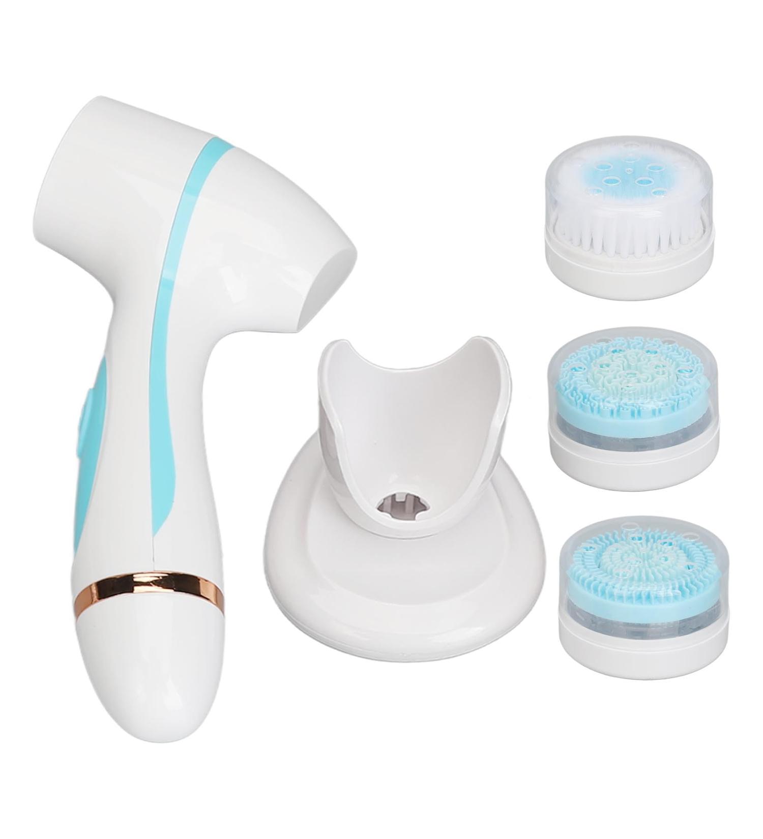 Electric Face Brush Facial Cleansing Brush Residue Removal for Salon (Blue) - Buy Online on GoSupps.com