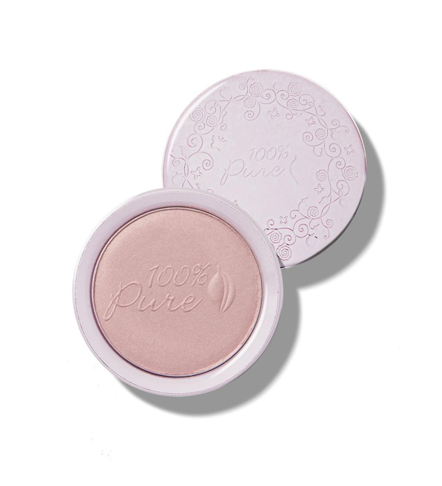 100% Pure Luminizer Pink Gold Face Highlighter - Natural Illuminator Makeup (Rosy Pink) 0.32 oz - Buy Online on GoSupps.com