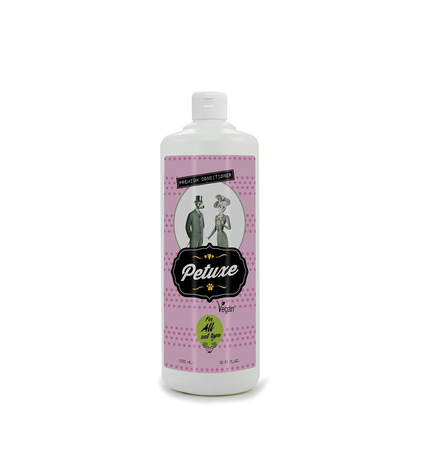 Petuxe Double Phase Vegan Conditioner for Dogs and Cats - 1000ml | Hydration, Shine, Detangling & Drying | All Breeds & Hair Types - Buy Online on GoSupps.com