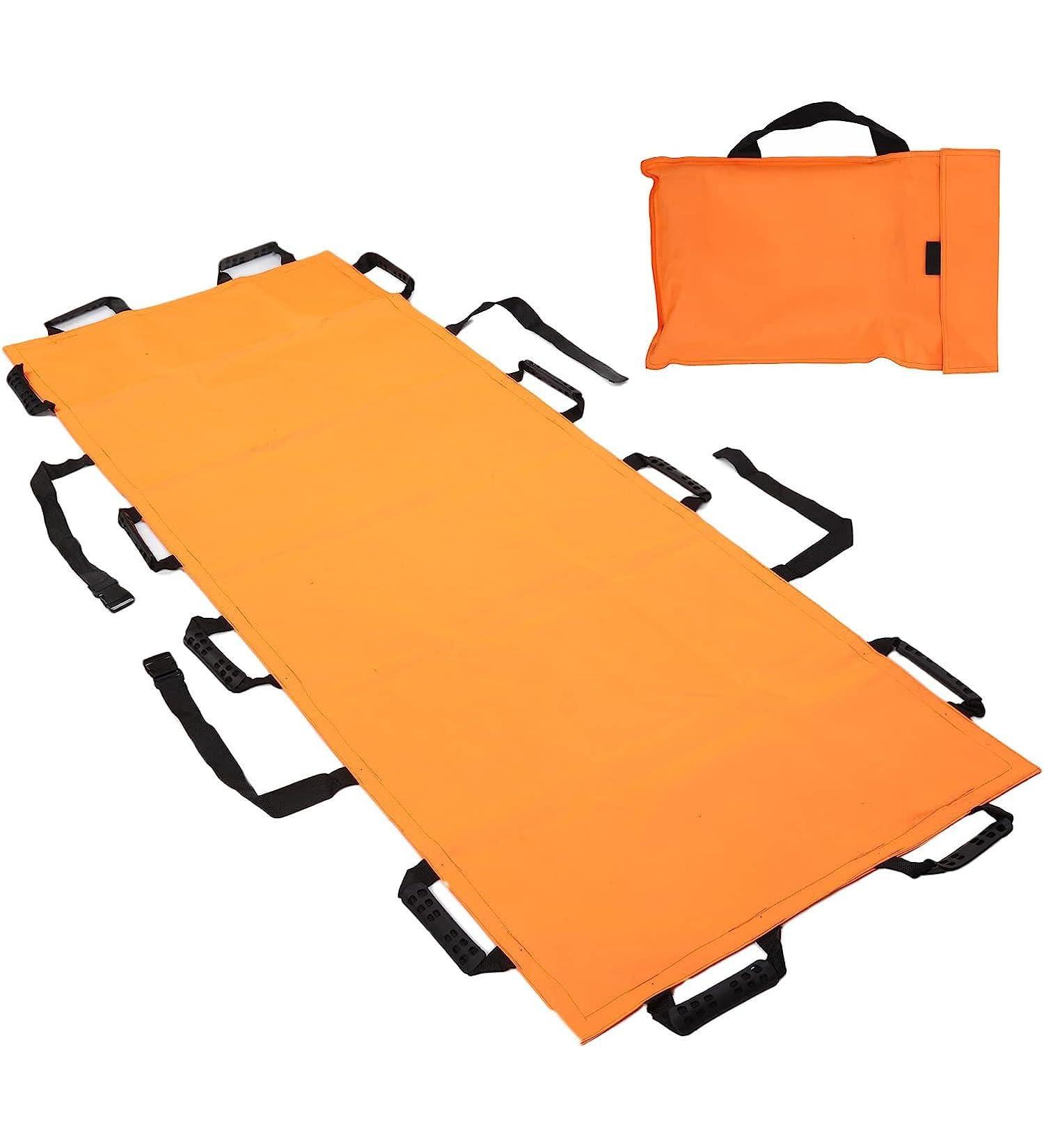 Soft & Portable Cafe-Free Foldable First Aid Stretcher with 12 Handles - Ideal for Home & Emergency Use - Buy Online on GoSupps.com