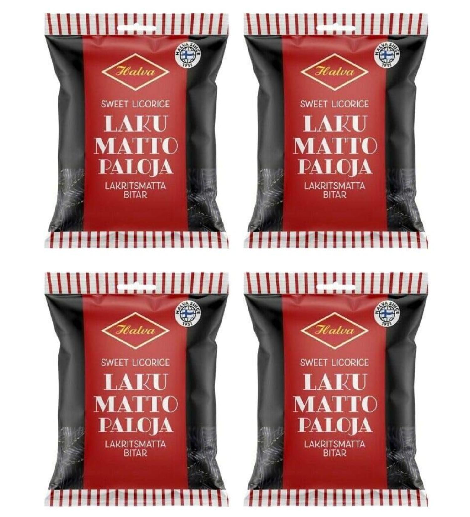 Halva Lakumattopaloja Original R glisse 4 Packs of 185g
