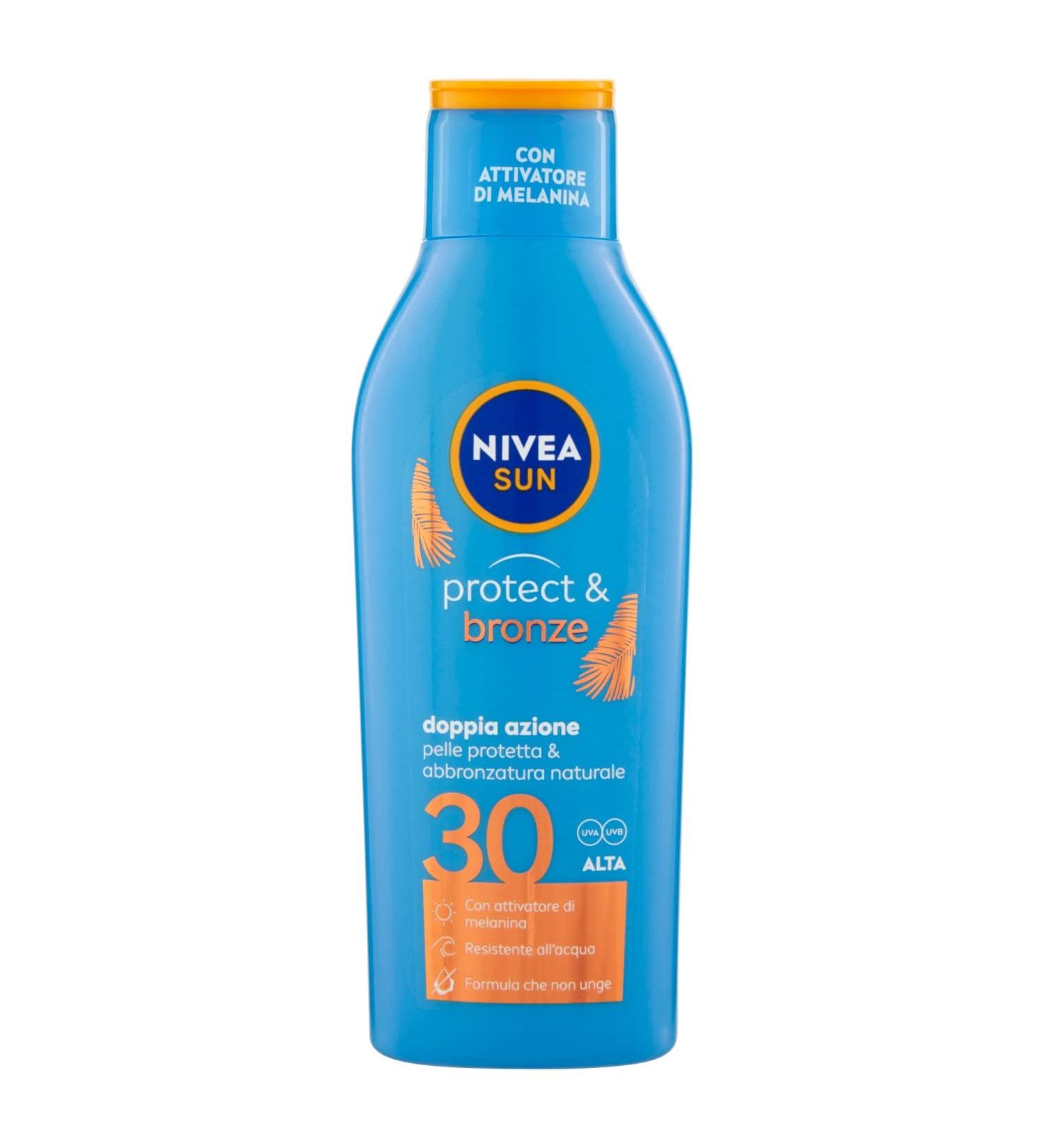 NIVEA Soleil FP30 to Protect Bronze 85825 Sunscreen Cream 200 ml - Buy Online on GoSupps.com