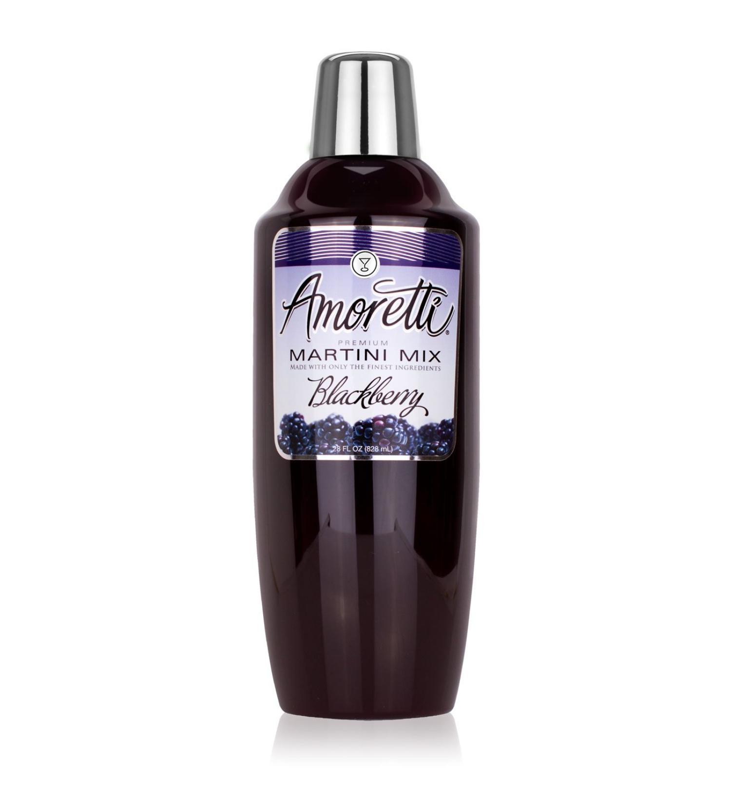 Amoretti Premium Martini Cocktail Mix, Blackberry, 28 Ounce