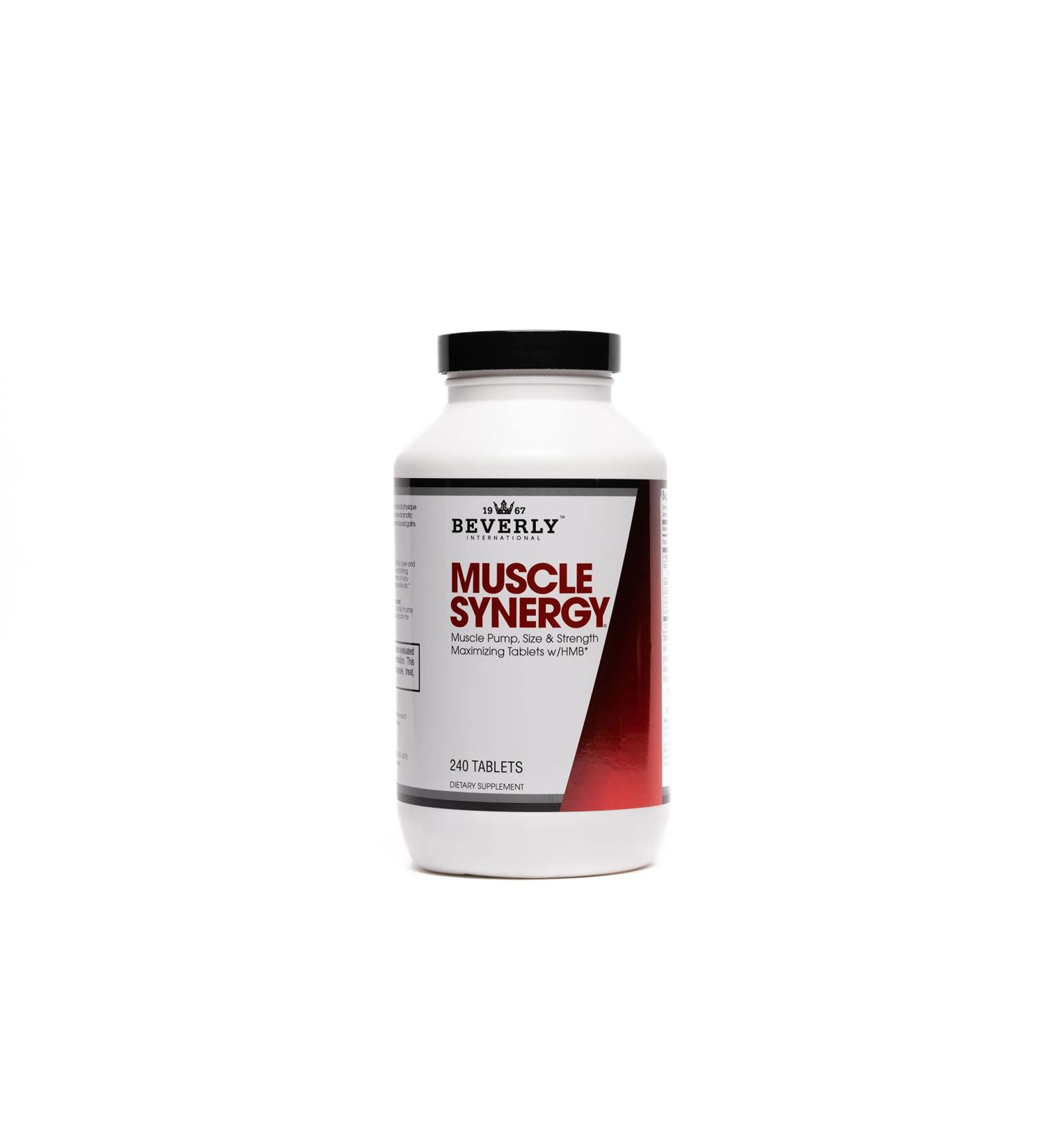 Beverly International Muscle Synergy 240 TABS - HMB L-Arginine Creatine | Clinically Dosed Muscle Growth & Pumps | Fast International Shipping - Buy Online on GoSupps.com