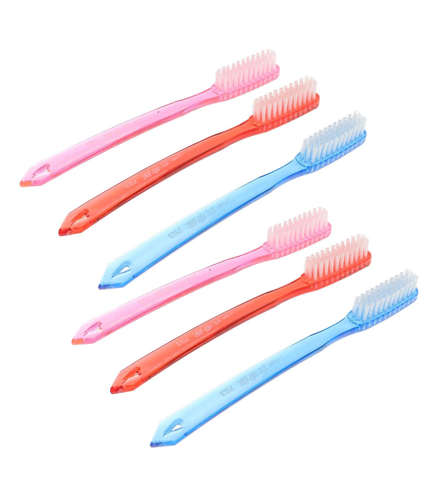 Fomiyes 18 pcs bathroom toothbrush travel dental floss brightening toothbrush available toothbrush hard toothbrush with medium bristle toothbrush medium brush for adult travel disposable