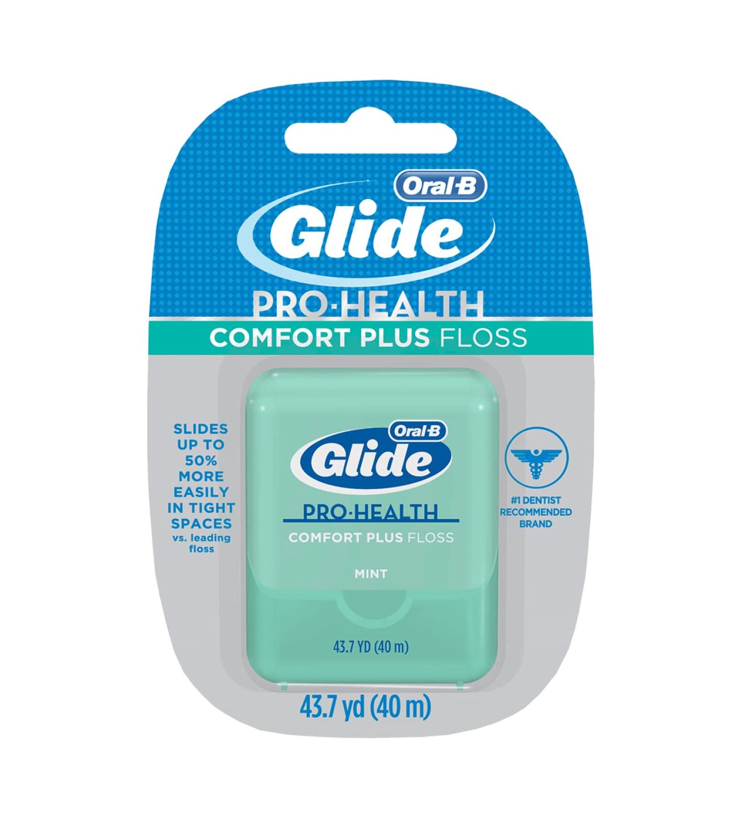 Oral-B Glide Pro-Health Floss Mint 2 Pack - Comfort Plus 43.7 yd Each - Buy Online on GoSupps.com