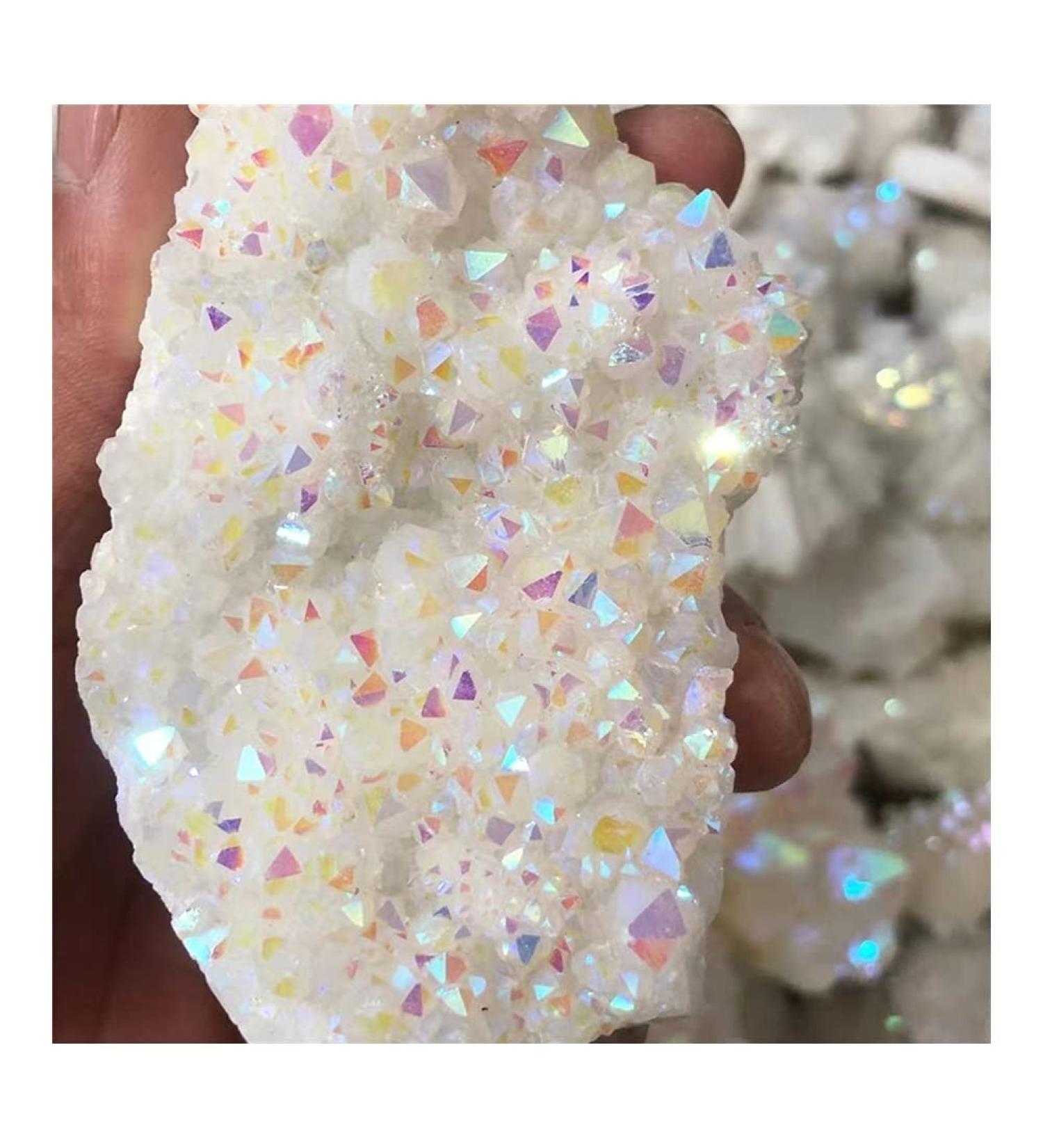 Natural Crystal Rough for Natural Crystal Cluster Plating AB Color Crystal Cluster (Size : 200-220g) - Buy Online on GoSupps.com