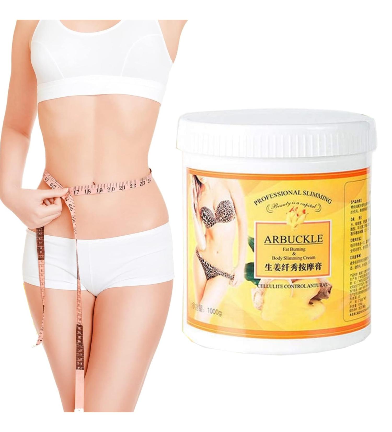 1000g Slim Cream Body Shaping | Hot Slimming & Tightening Cream | Ginger Anti-Cellulite Fat Burning Massage - Buy Online on GoSupps.com