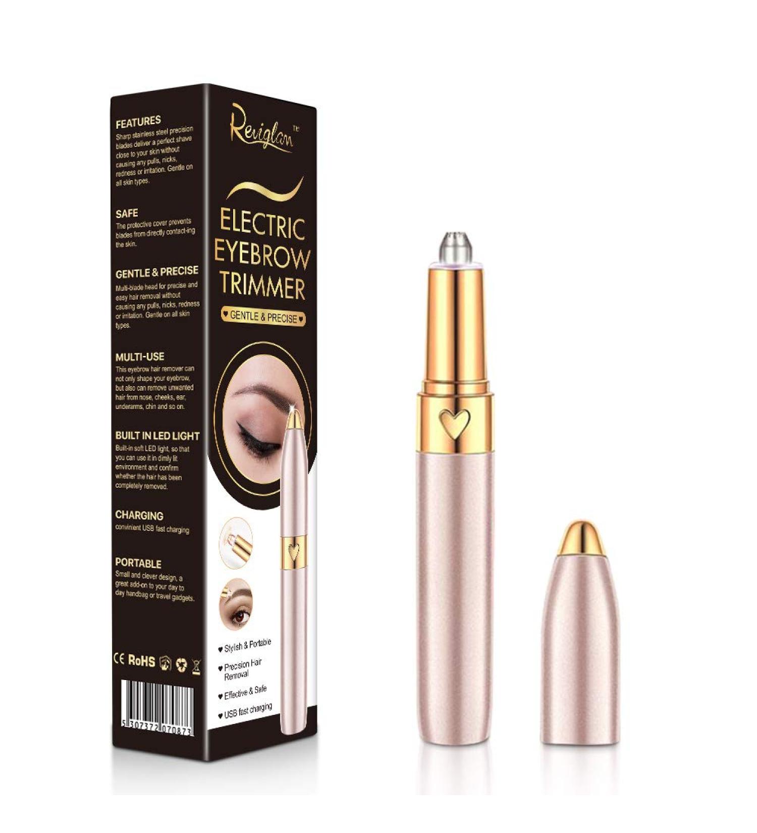 Buy Eyebrow Trimmer & Hair Remover Tool - Portable Eyebrow Hair Removal for Women | Fast International Shipping - Buy Online on GoSupps.com