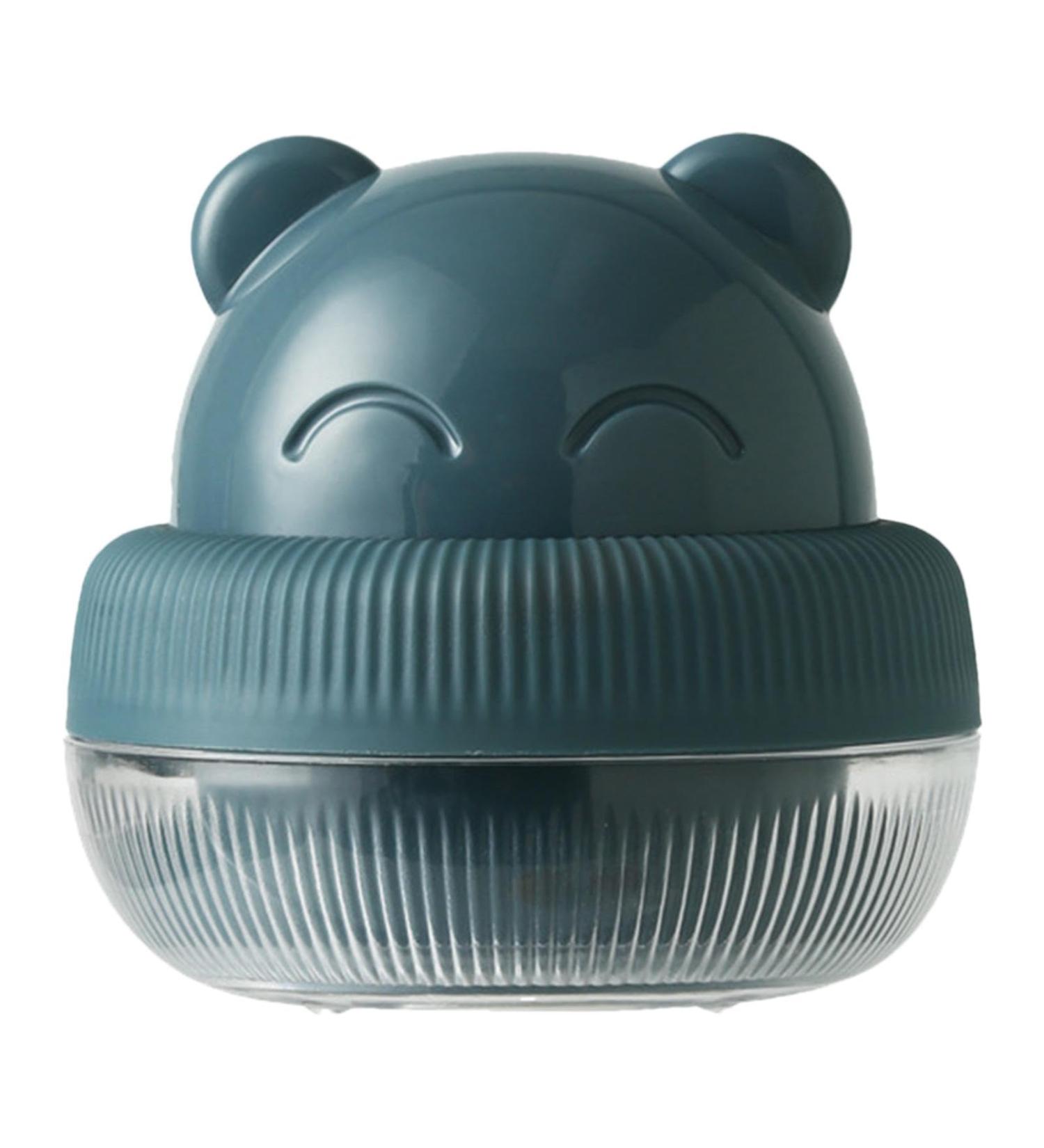 Siopob Makeup Sponge Holder Travel | Beauty Egg Storage Case Bear Shape - Cute Beauty Sponge Case for Traveling Make Up Blender Container Small Beauty Sponge Storage Box Blue - Buy Online on GoSupps.com